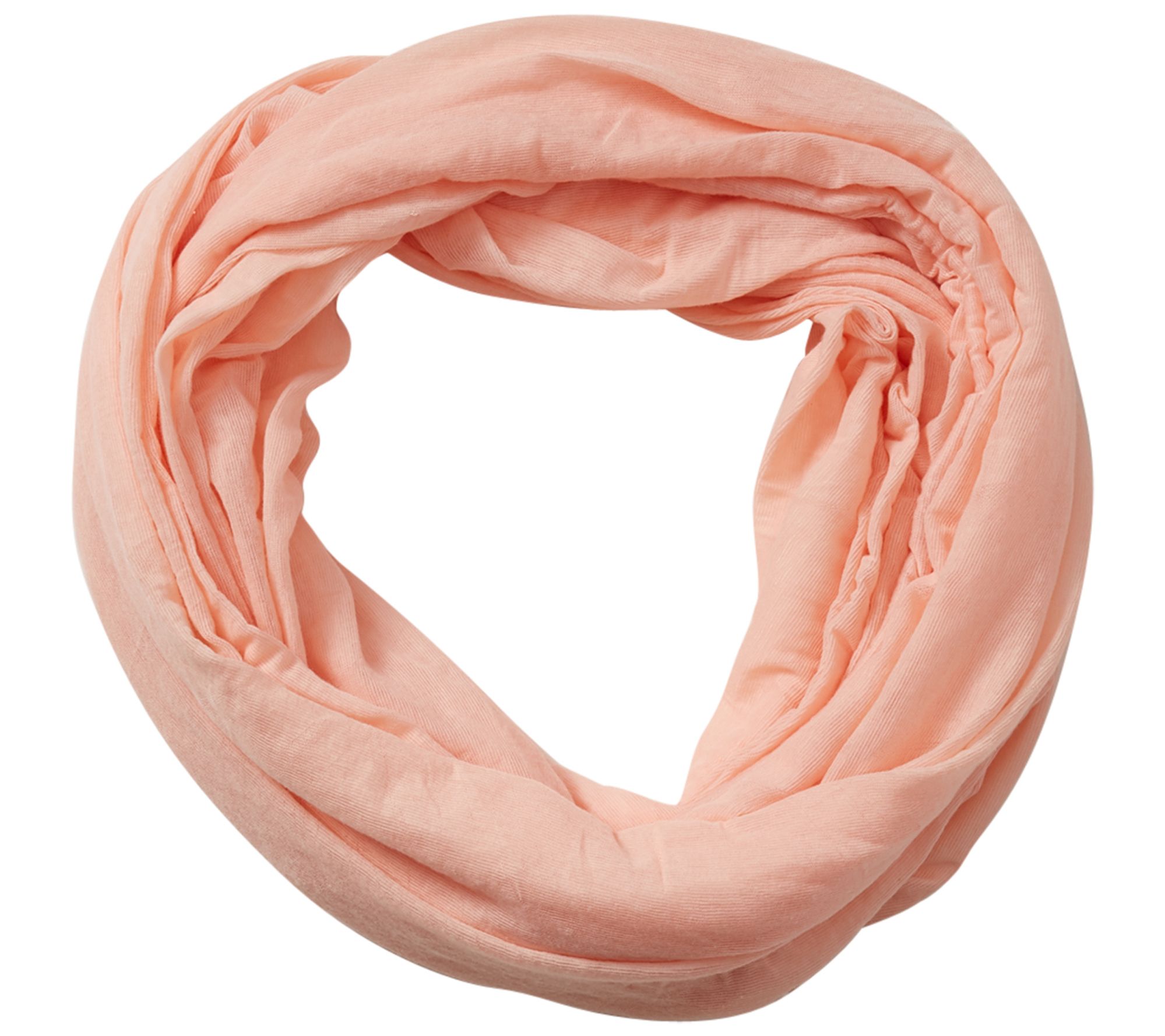 Tickled Pink Jersey Knit Infinity Scarf