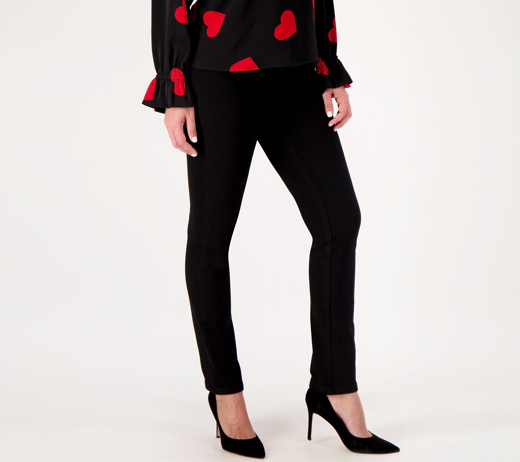 Belle by Kim Gravel Pet Flexibelle Slim Straight-Leg