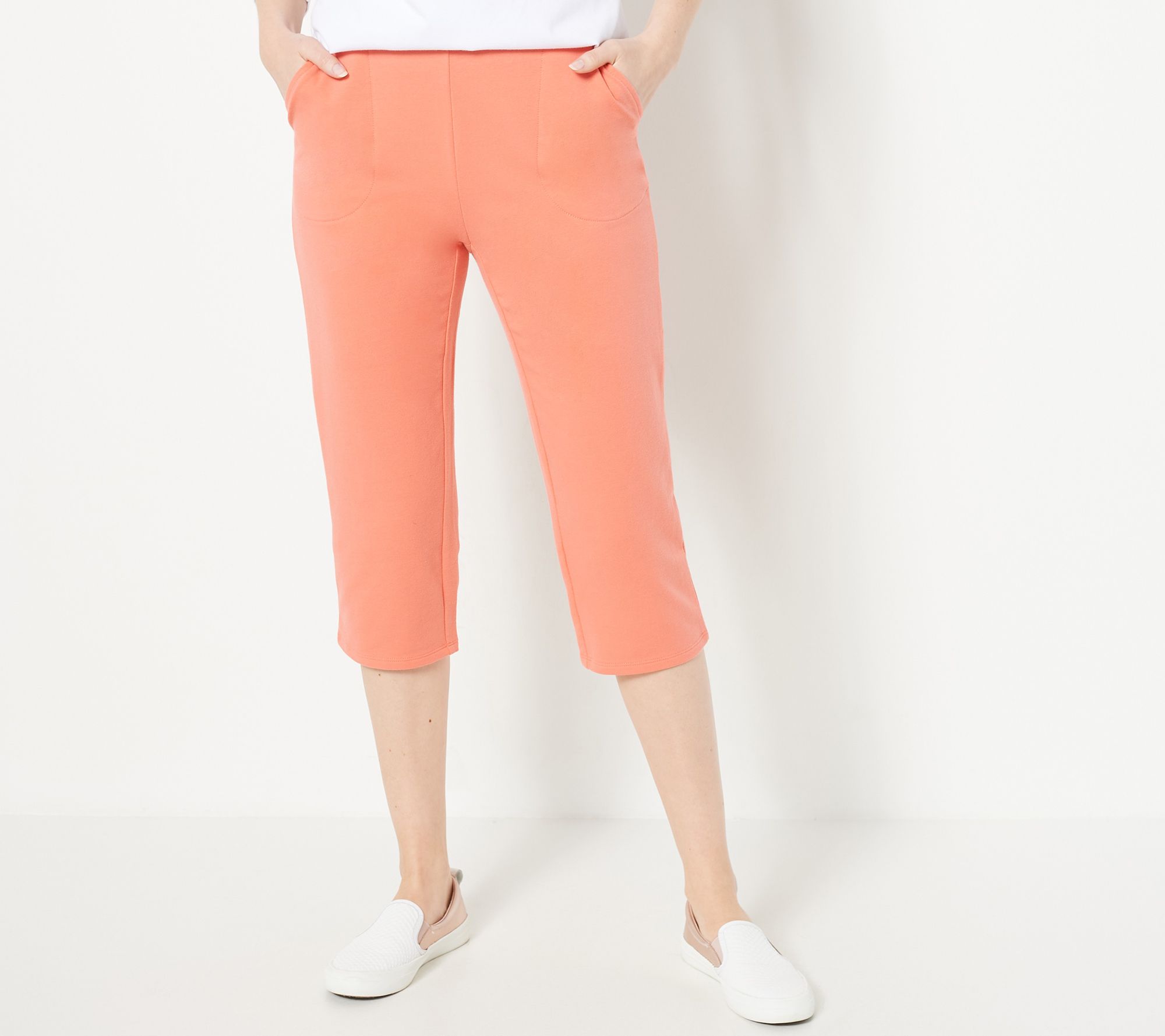 "As Is" Belle Beach by Kim Gravel Regular French Terry Seaside Pant
