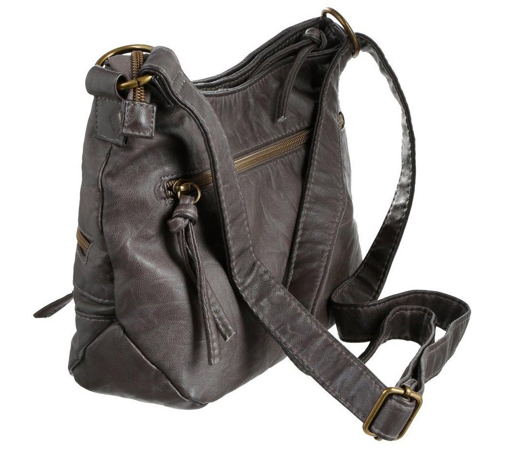 Stone Mountain Smoky Mountain Front Zip Crossbody Handbag for Women