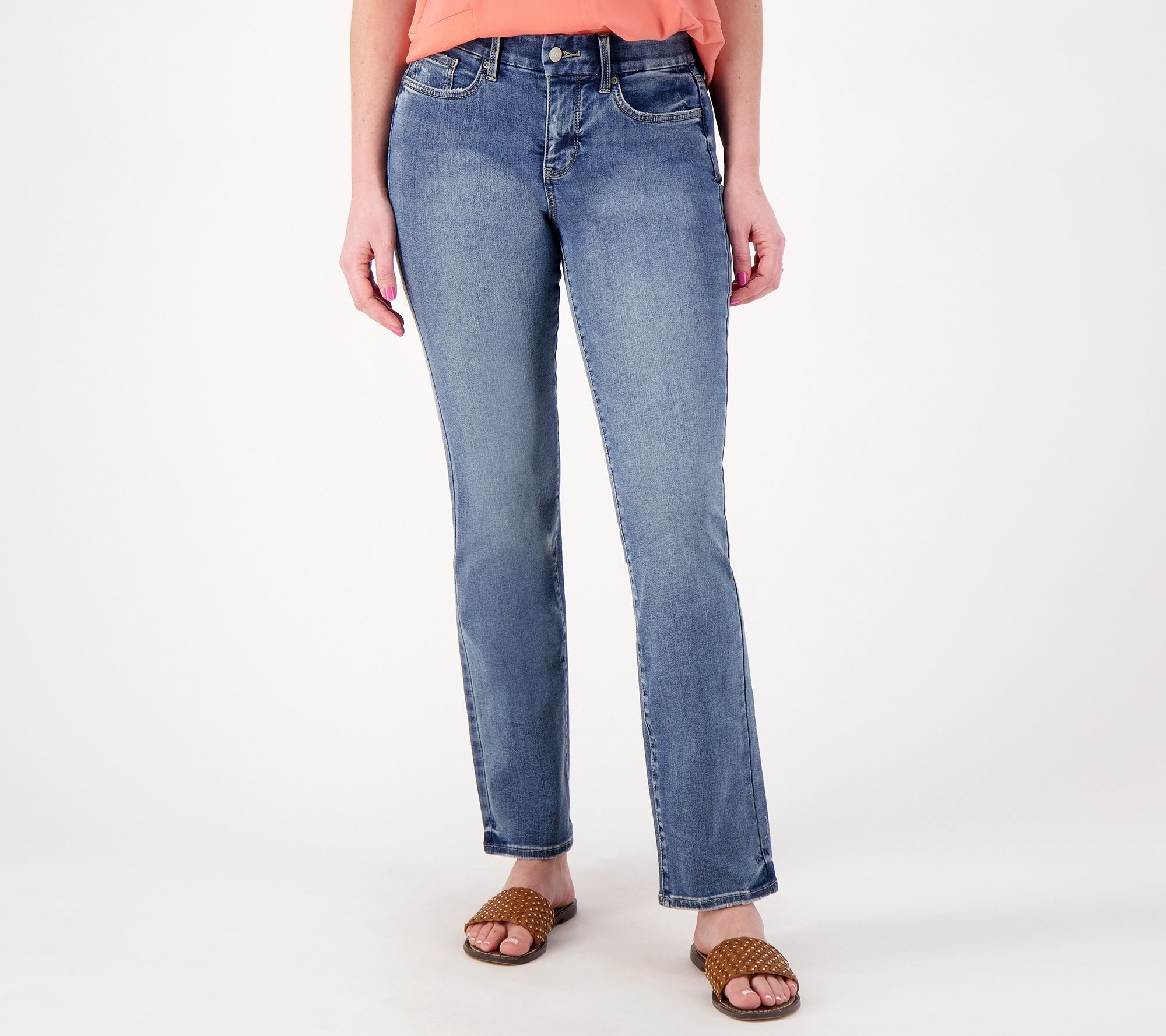 L and L Stuff - NYDJ Marilyn Straight Pull-On Jeans