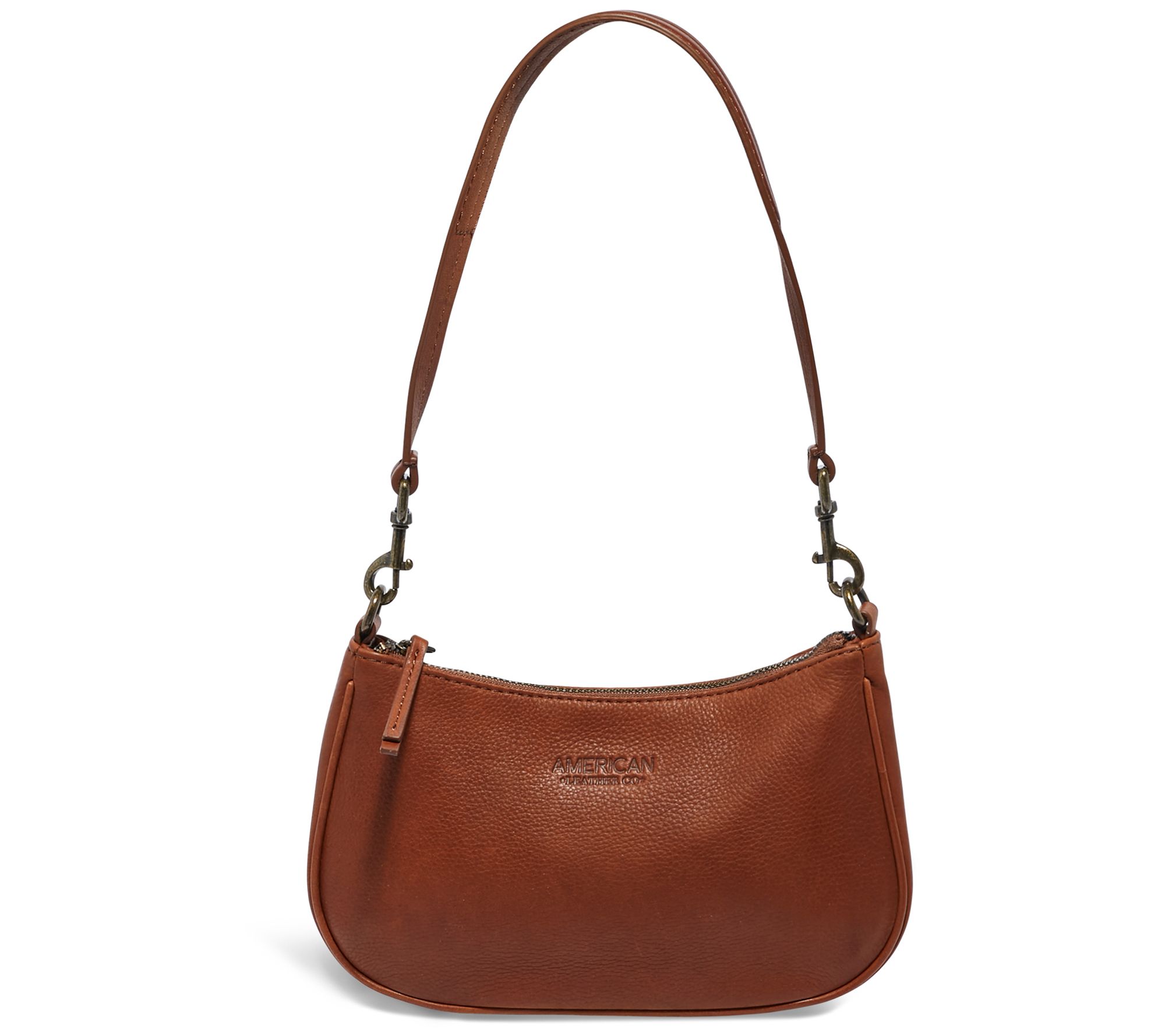 American Leather Co. Julia Baguette with Shoulder Strap