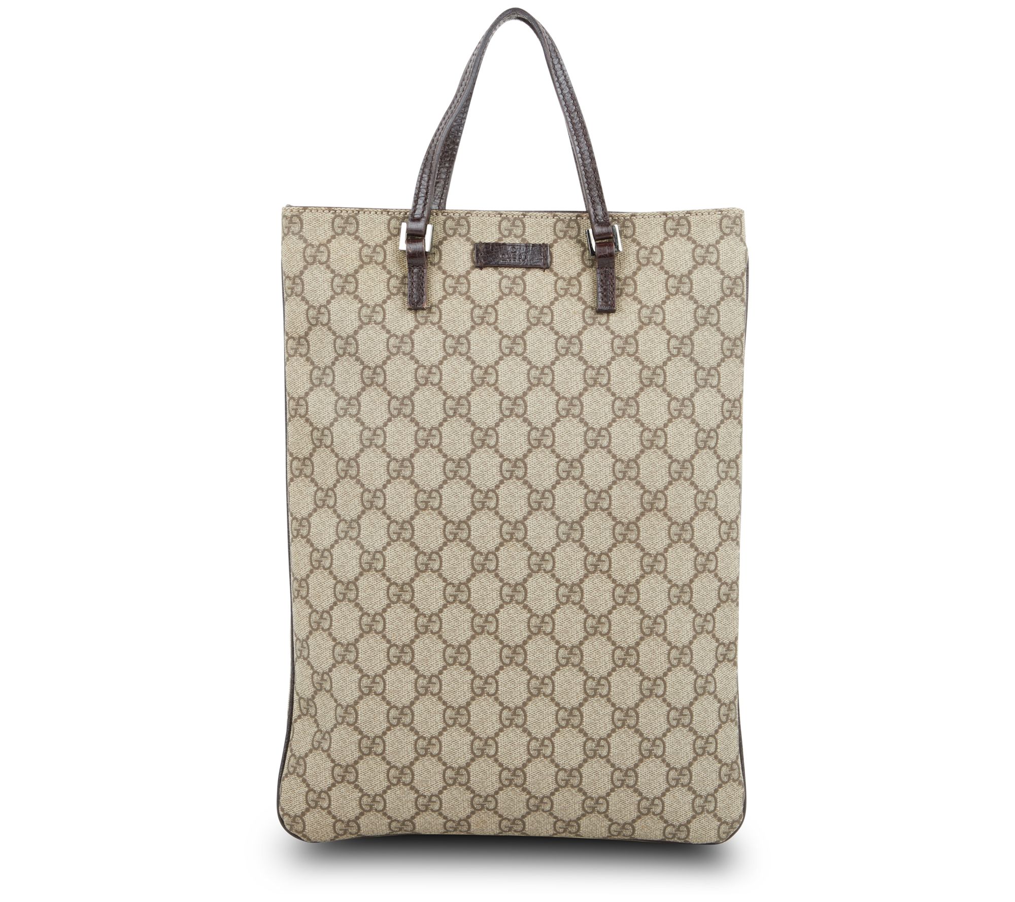 Pre-Owned Gucci Tote Bag GG Supreme Brown 3