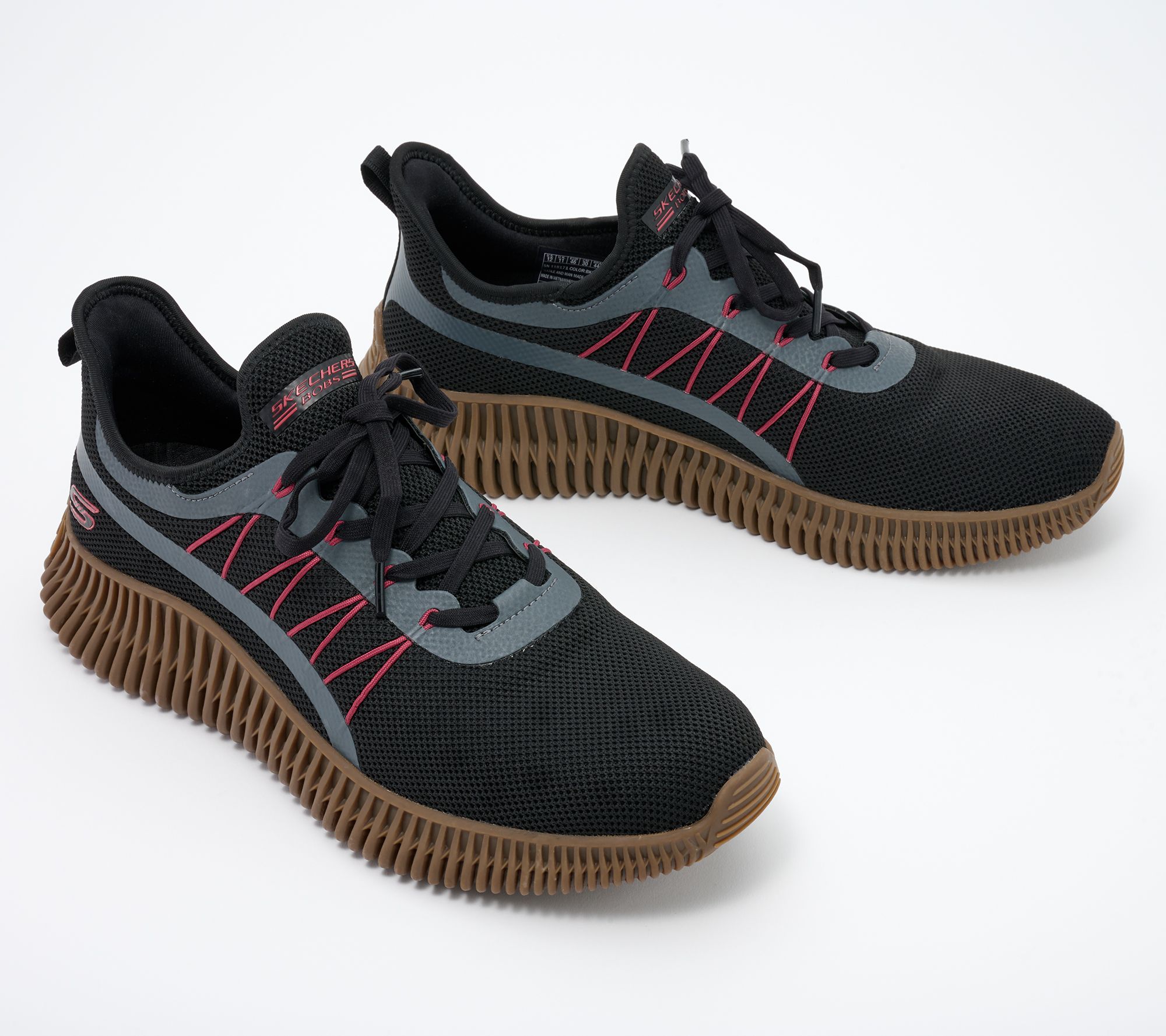 "As Is" Skechers Men's BOBS Sport Vegan Washable Sneakers