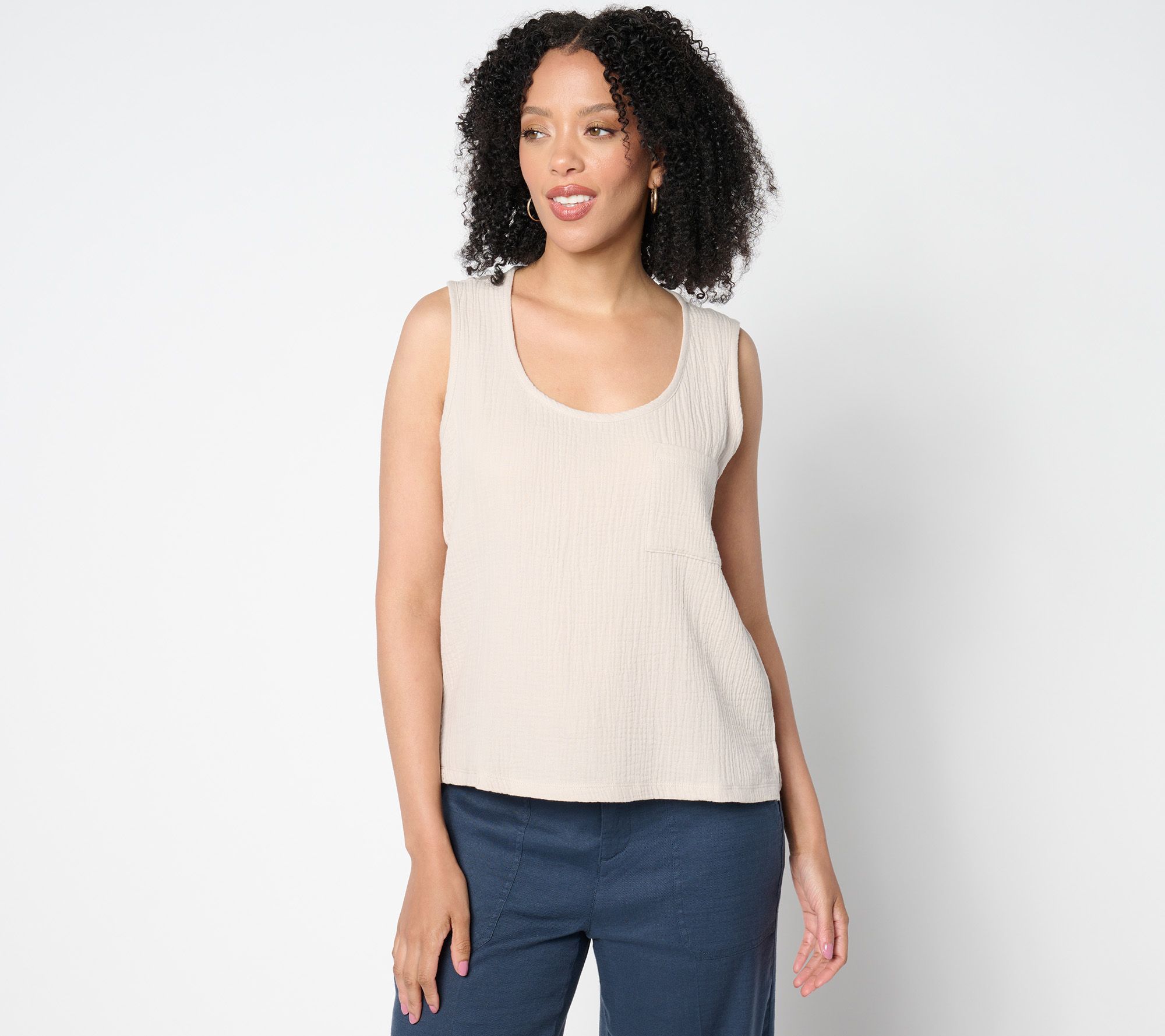 Barefoot Dreams Malibu Collection Sun Soaked Cotton Tank