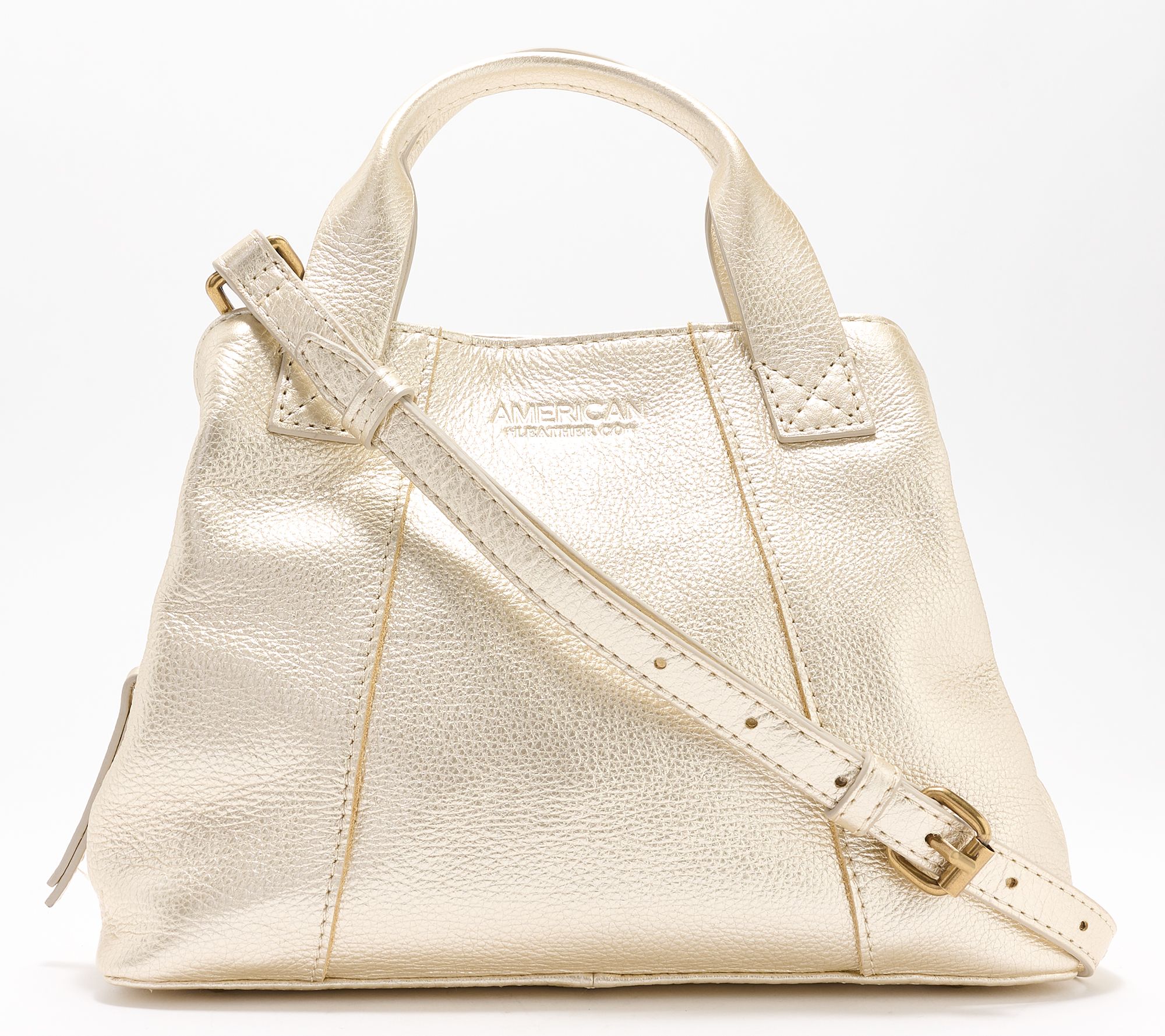 American Leather Co. Mini Ada Leather Satchel Crossbody