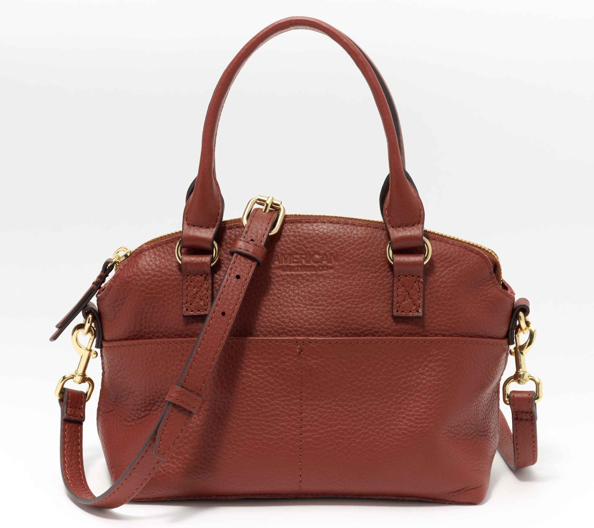 American Leather Co. Carrie Pebble Leather Crossbody