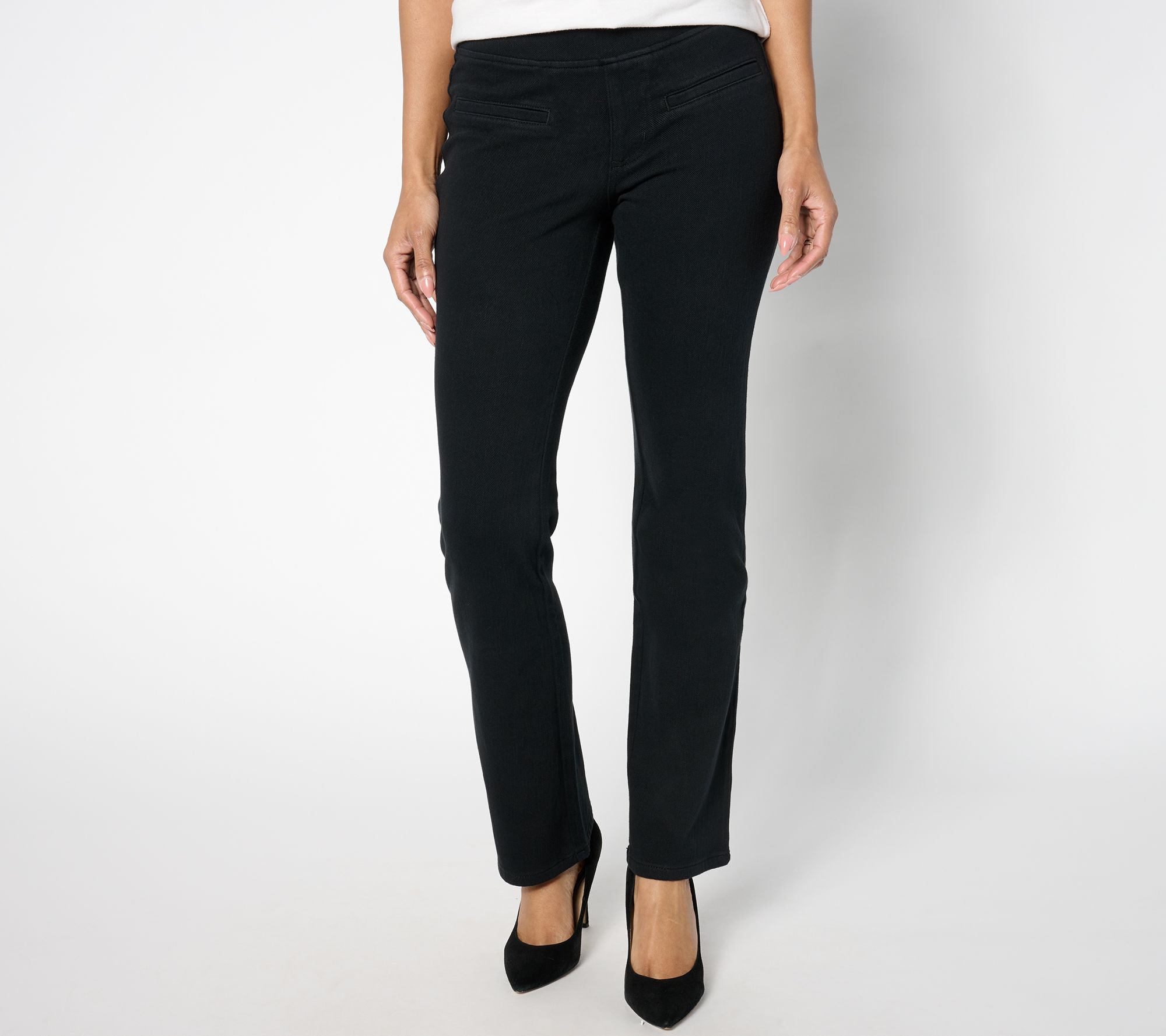 Belle by Kim Gravel Regular Flexibelle Faux Welt Pkt Boot Cut Jean
