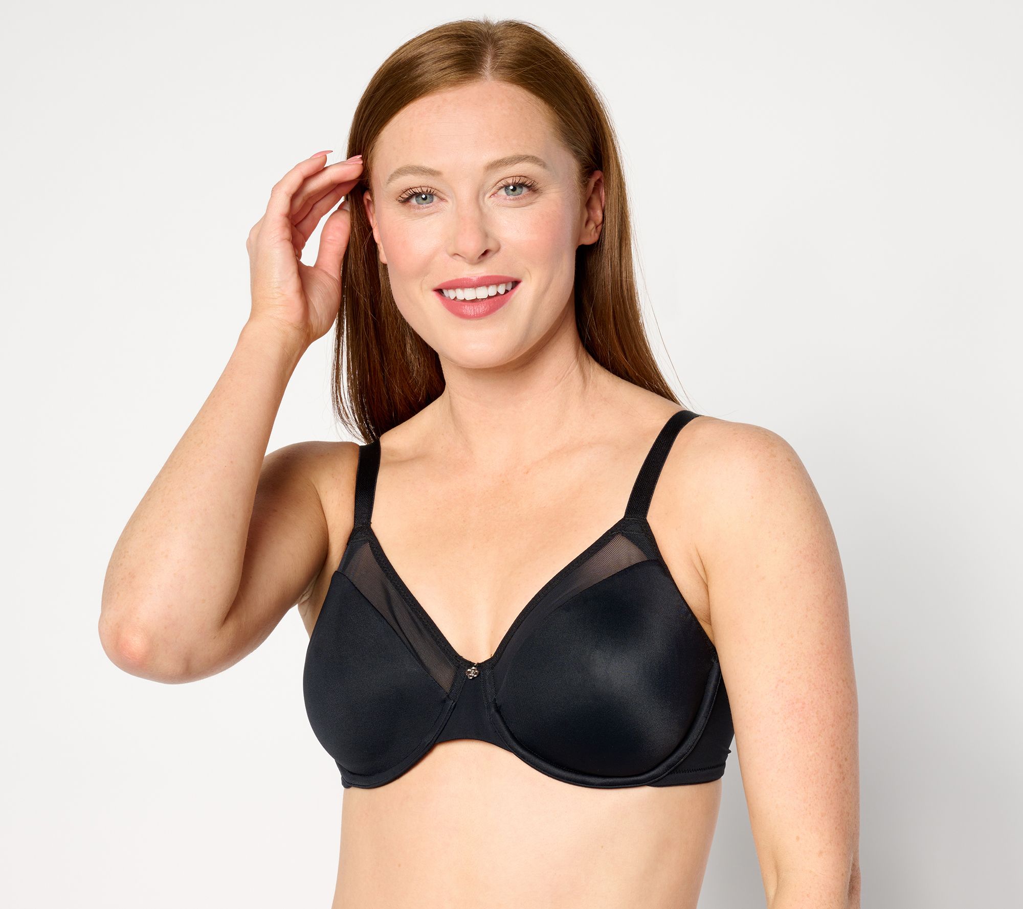 "As Is" Breezies Mesh Illusions Underwire Minimizer Bra