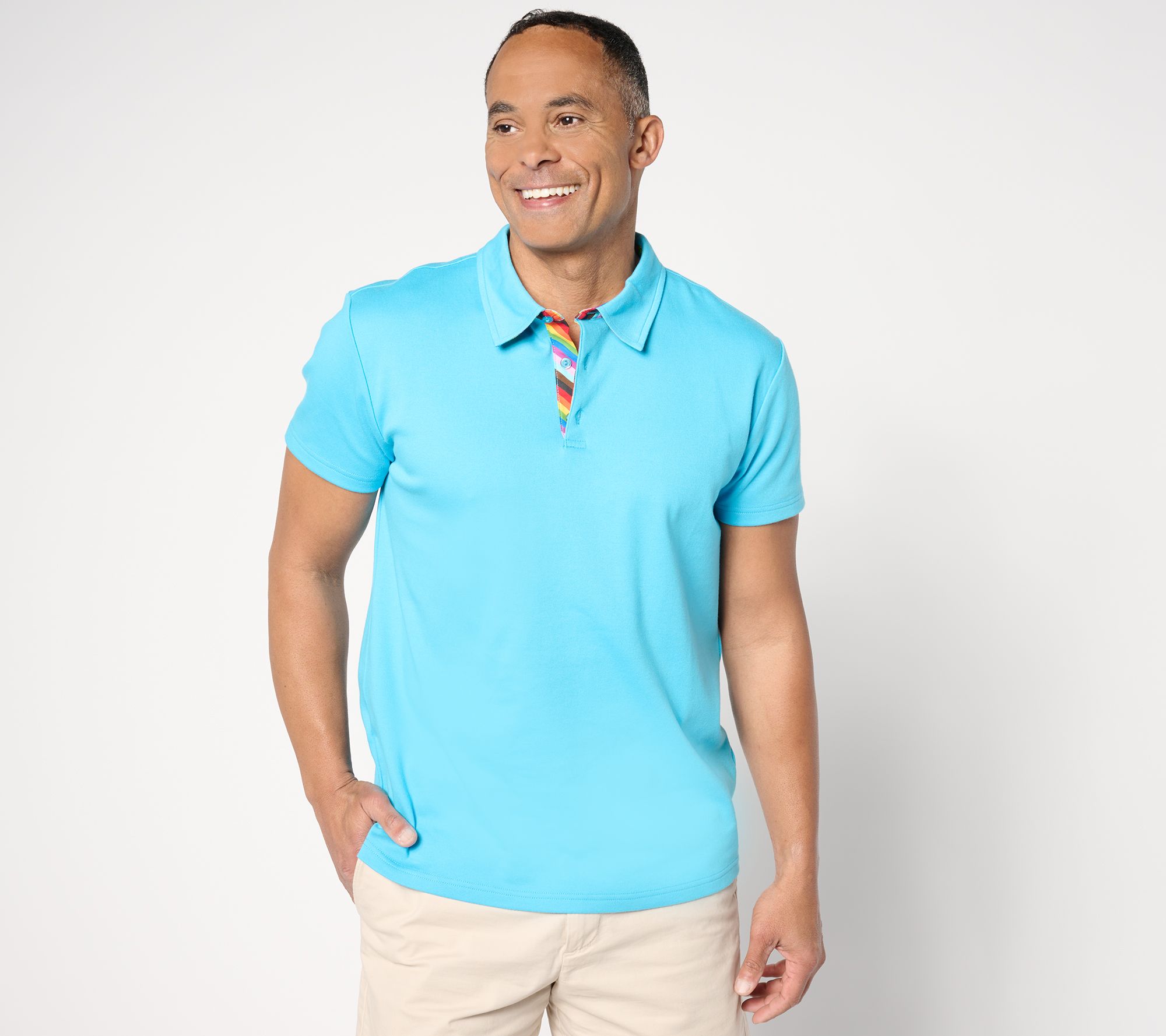 "As Is" Studio Park x Alberti Popaj PRIDE Men's Polo Shirt