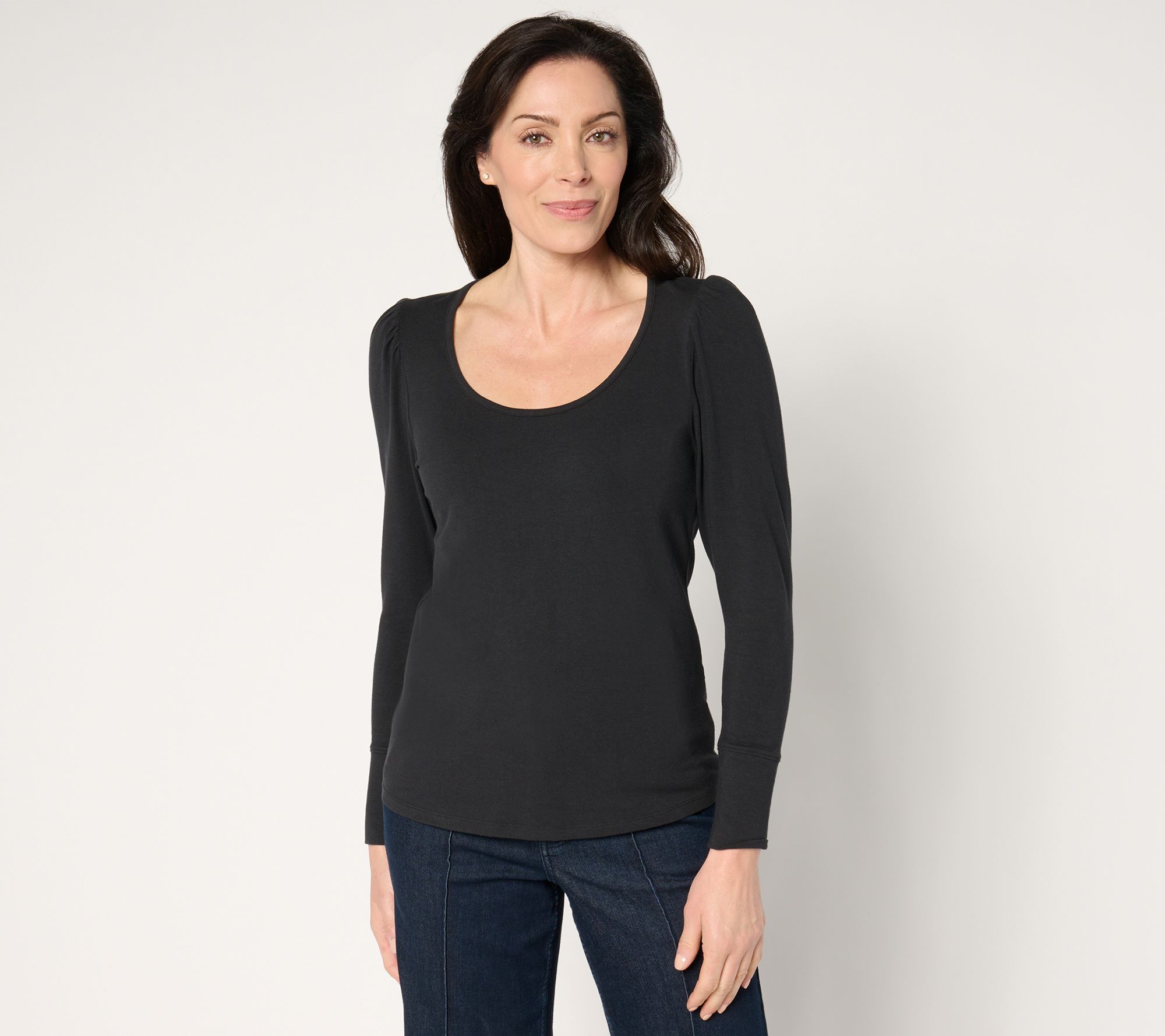 Me by Jennie Garth Oakley Knit Scoop Neck Top
