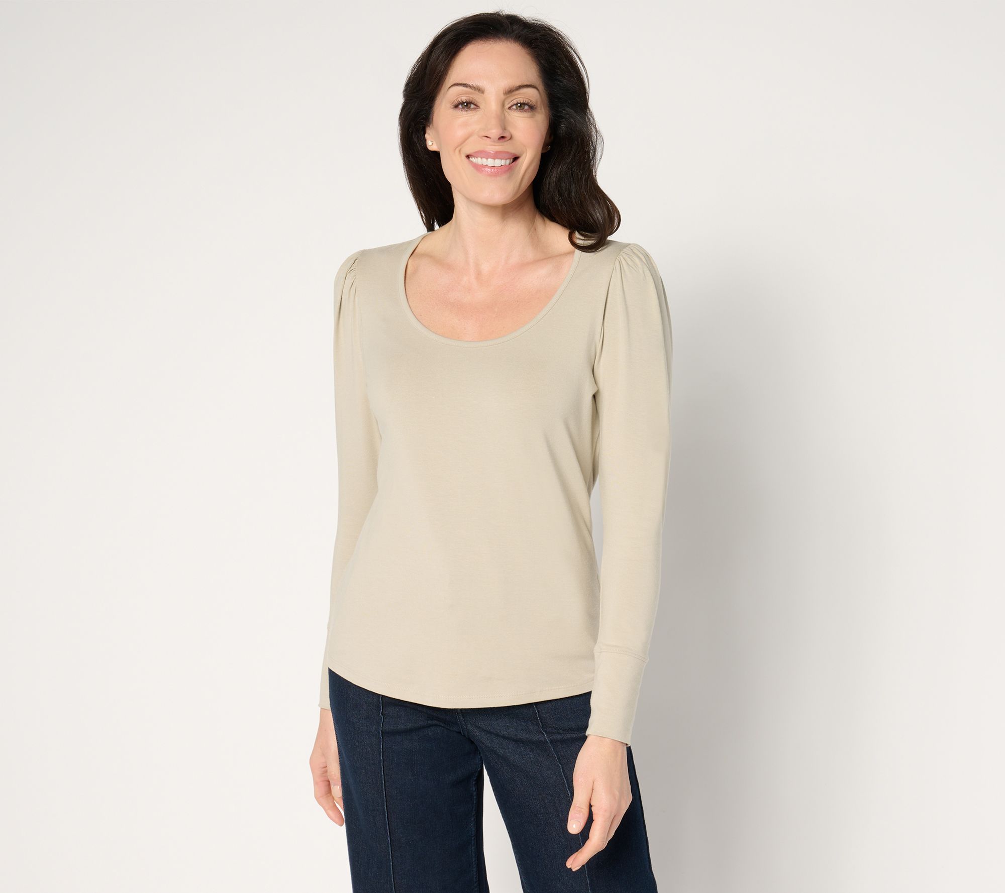 Me by Jennie Garth Oakley Knit Scoop Neck Top