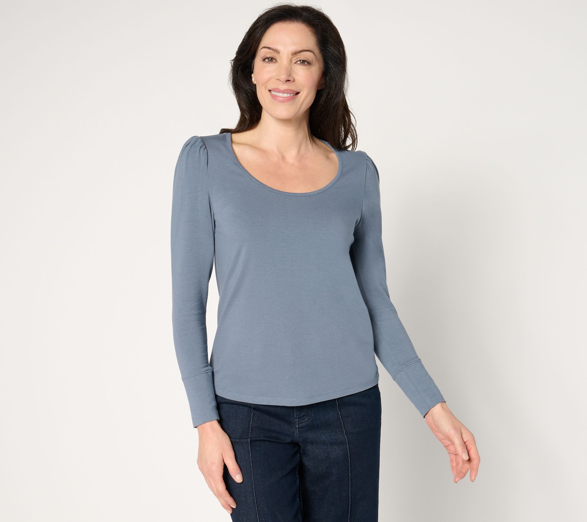 Me by Jennie Garth Oakley Knit Scoop Neck Top