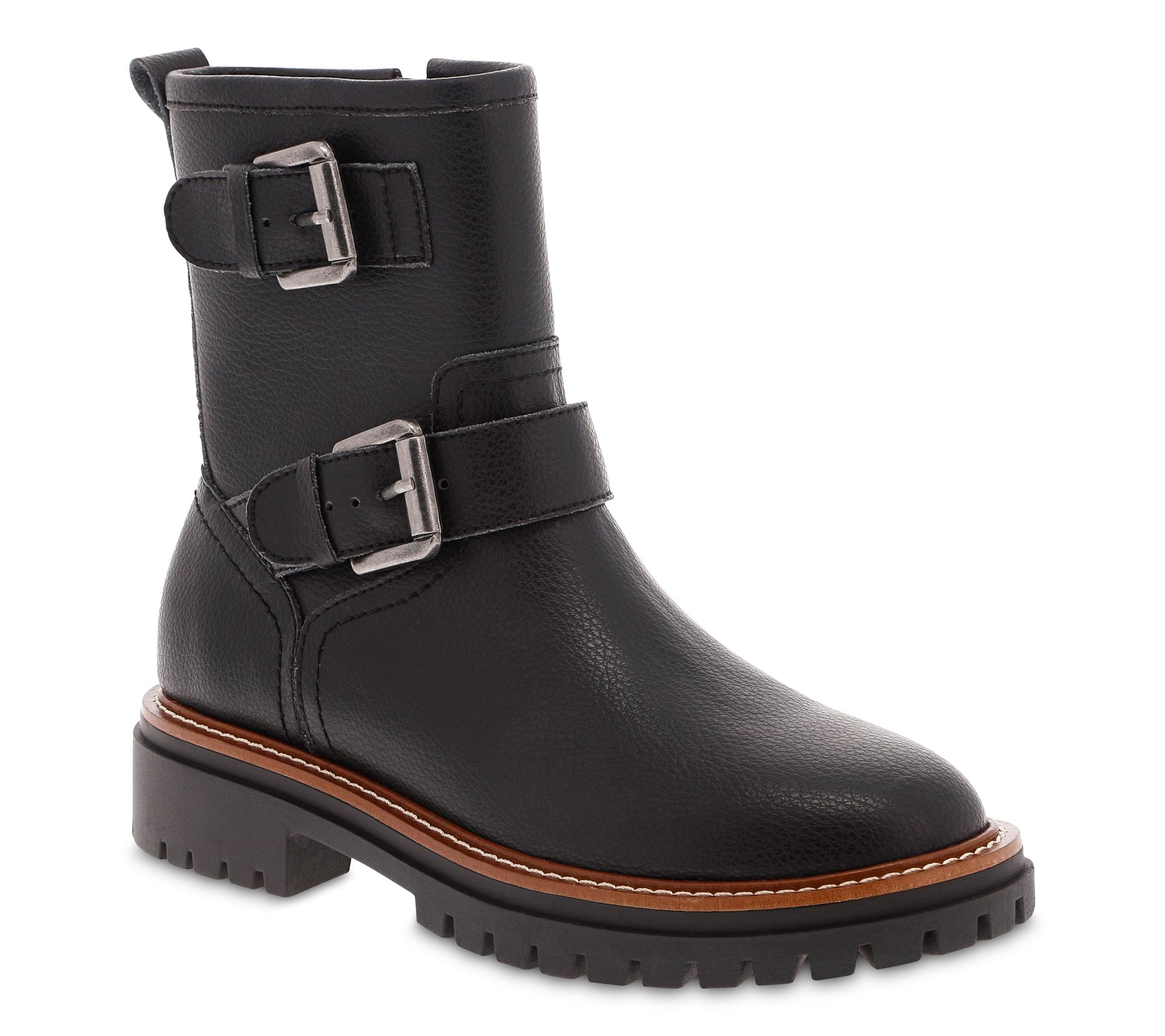 MIA Shoes Water-Resistant Leather Boots - Flore nce