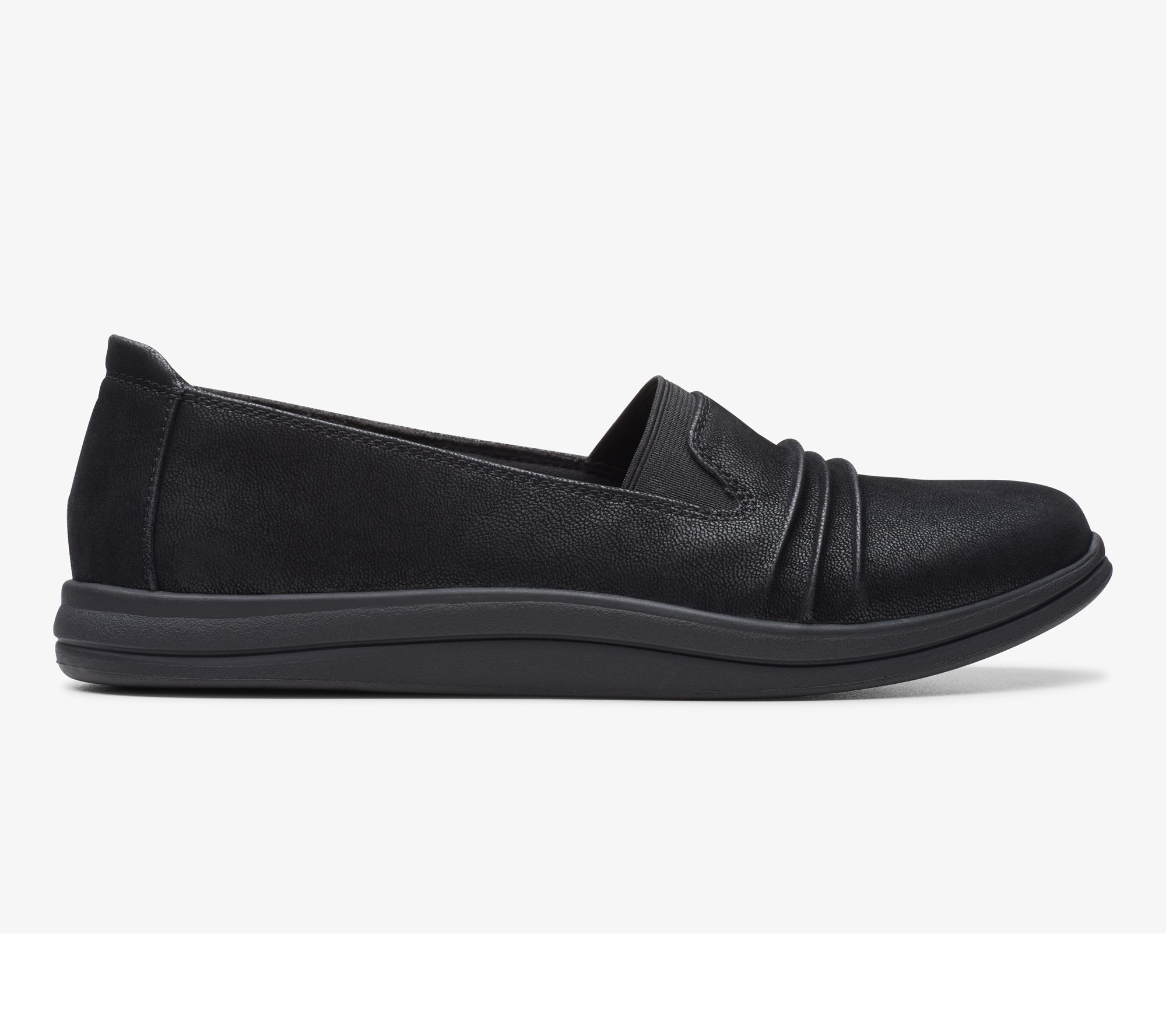 Clarks Cloudsteppers Slip On Trouser Shoes- Bre eze Sol