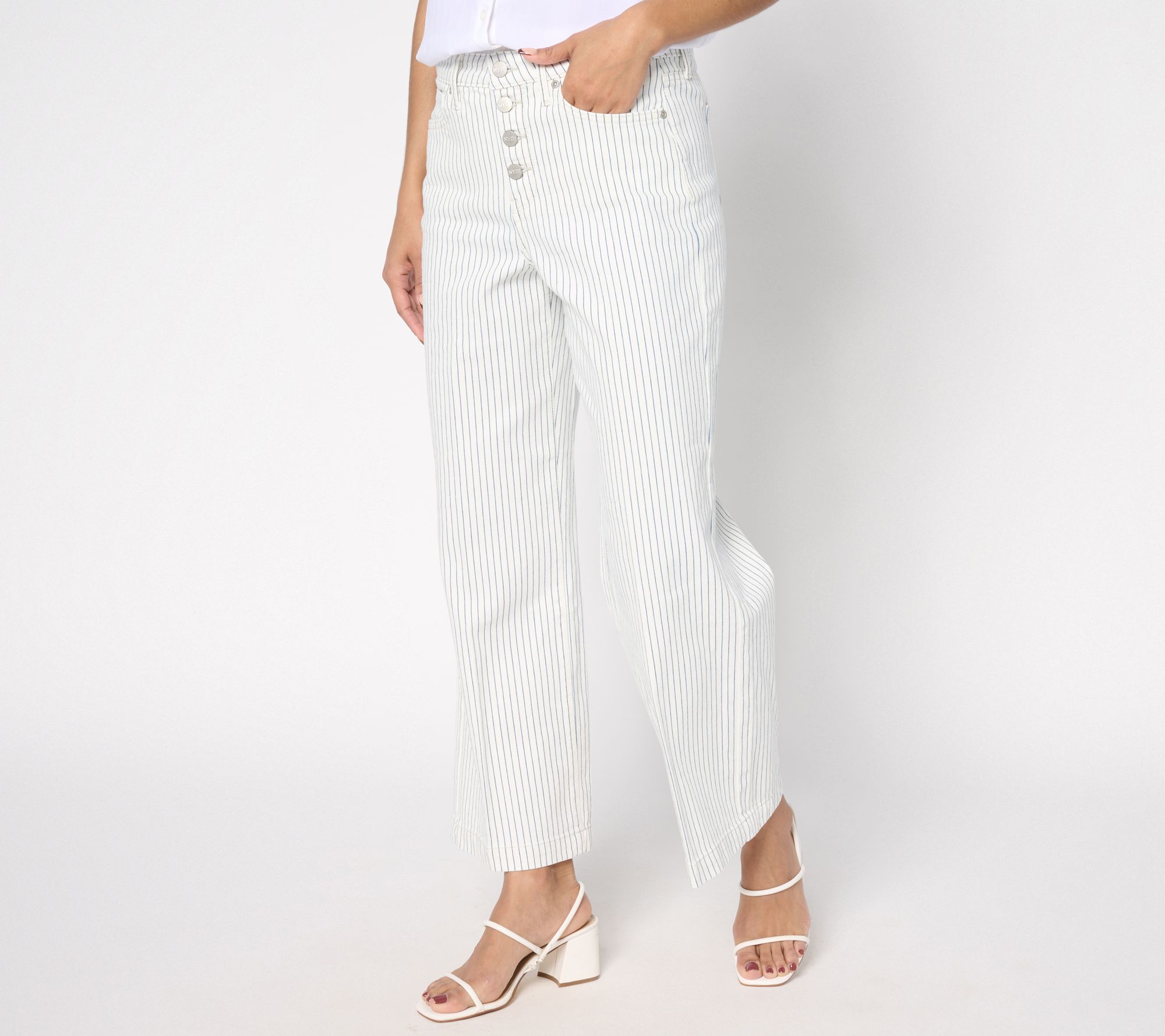 "As Is" NYDJ Teresa Wide Leg Ankle Jean