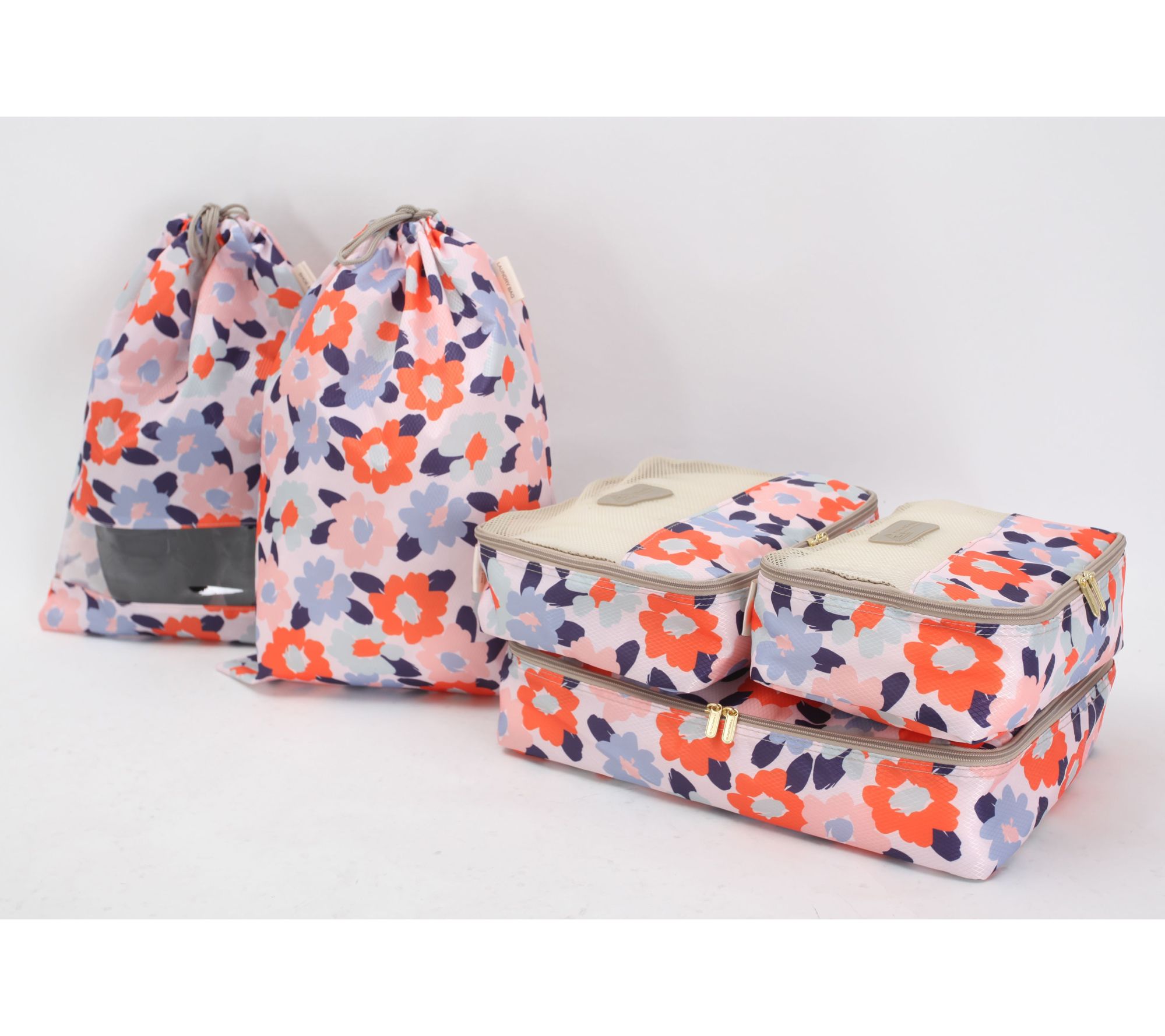 Triforce Set of 3 Packing Cubes with Shoe & Laundry Bags