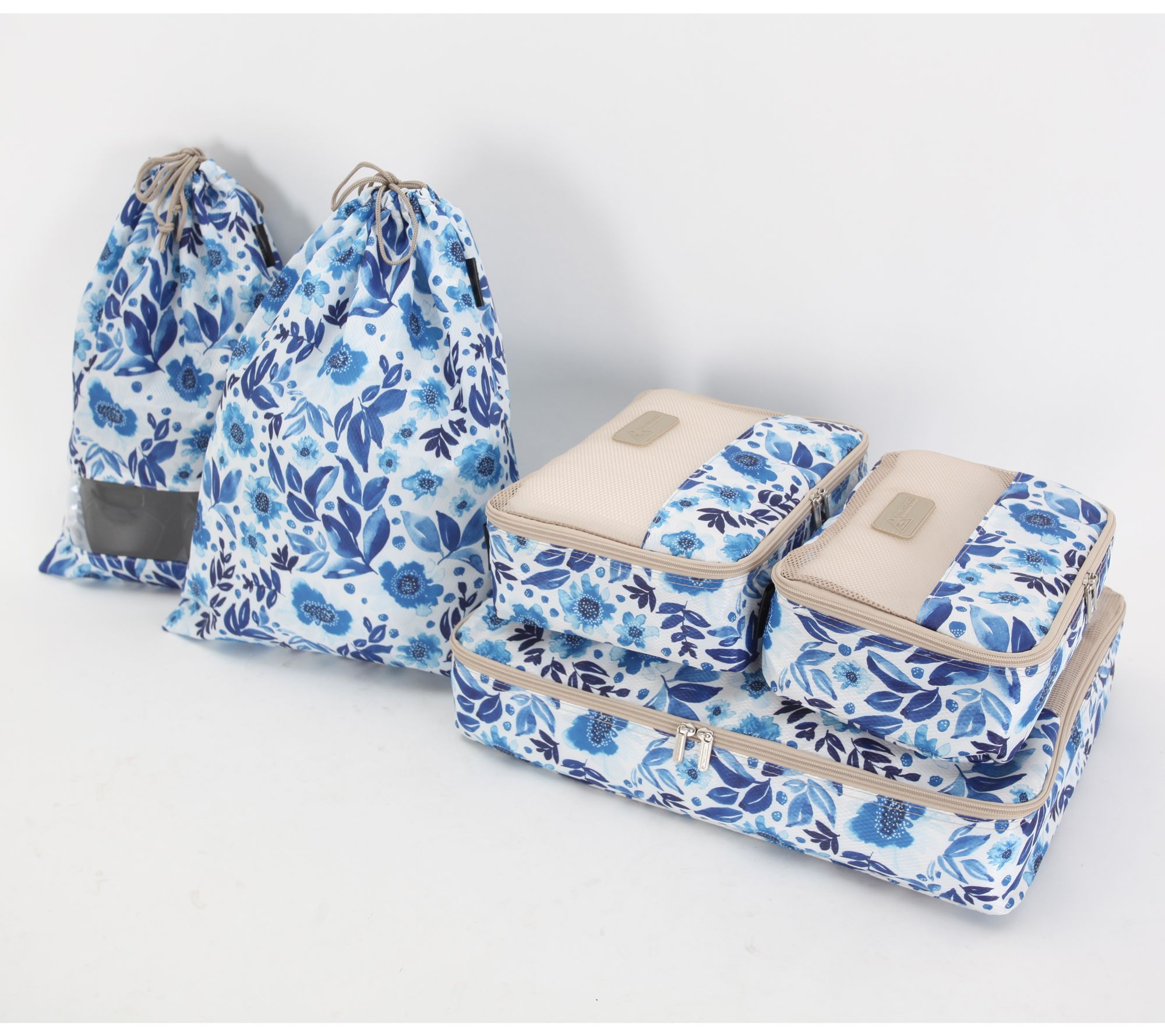 Triforce Set of 3 Packing Cubes with Shoe & Laundry Bags