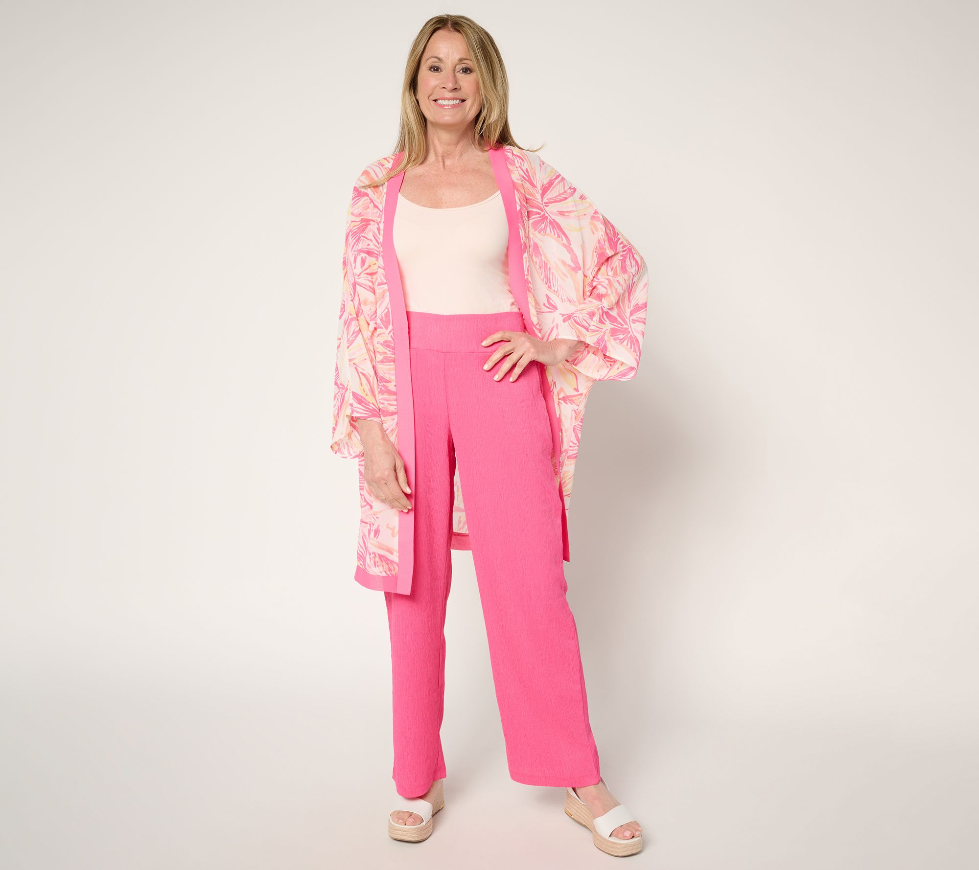 "As Is" Brandis Dress Out Loud Trippin to Tahiti Open Front Duster