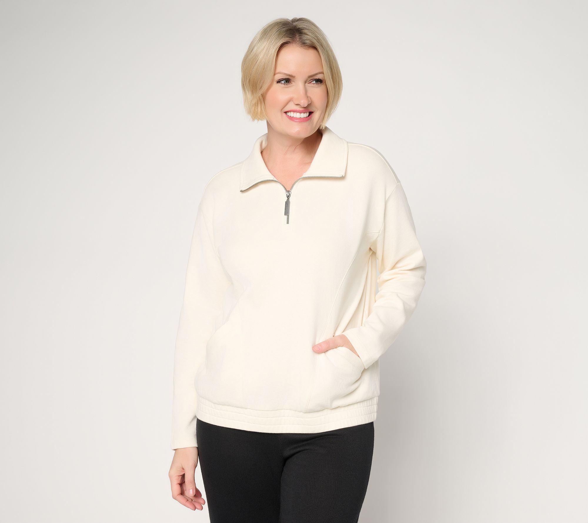 Peace Love World Washed French Terry Pullover