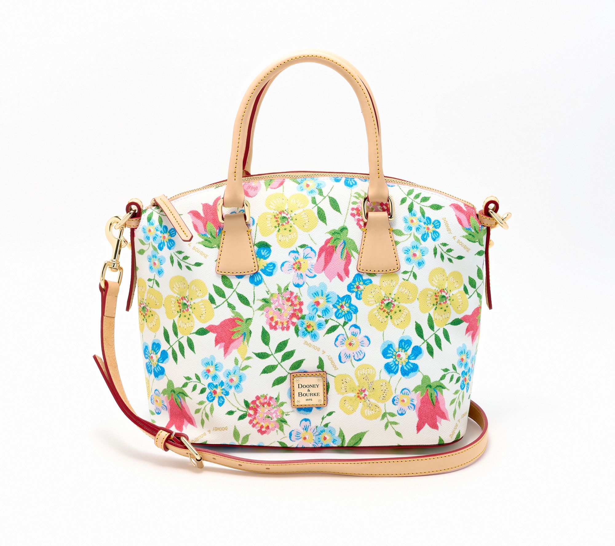 Dooney & Bourke Garden Floral Domed Satchel