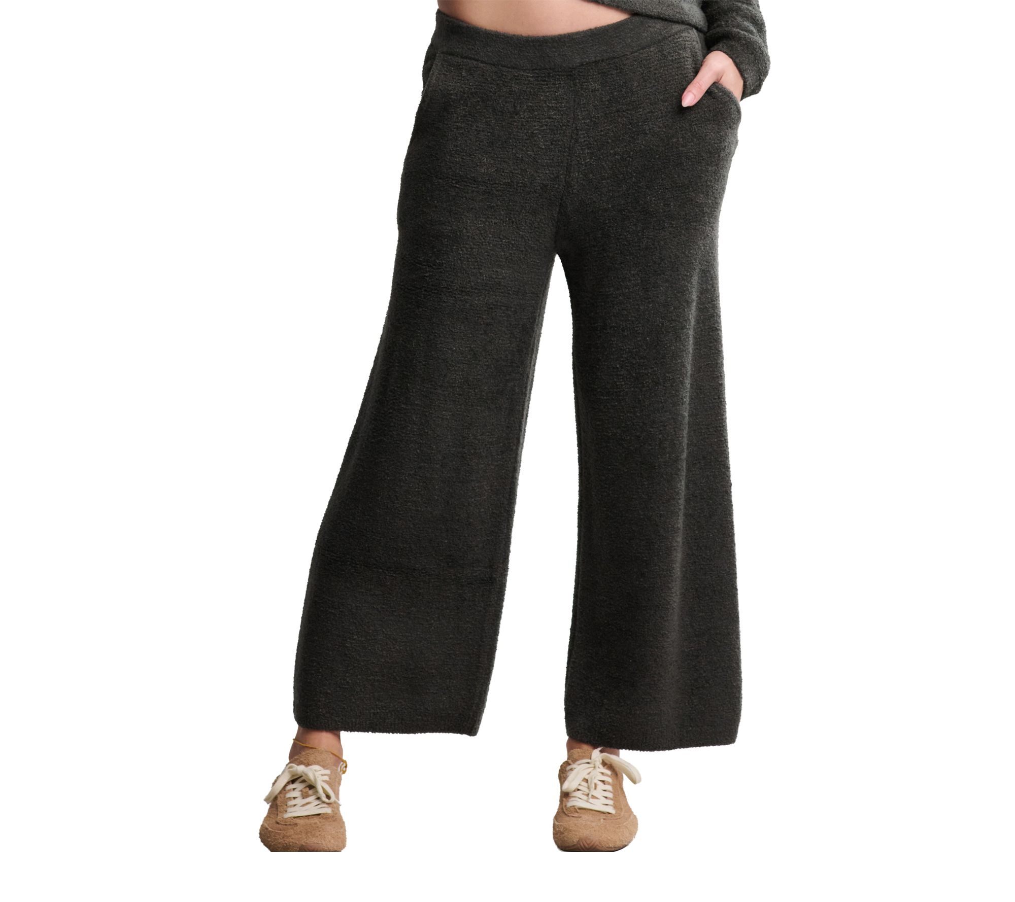 Barefoot Dreams CozyChic Lite Textured Crop Pant