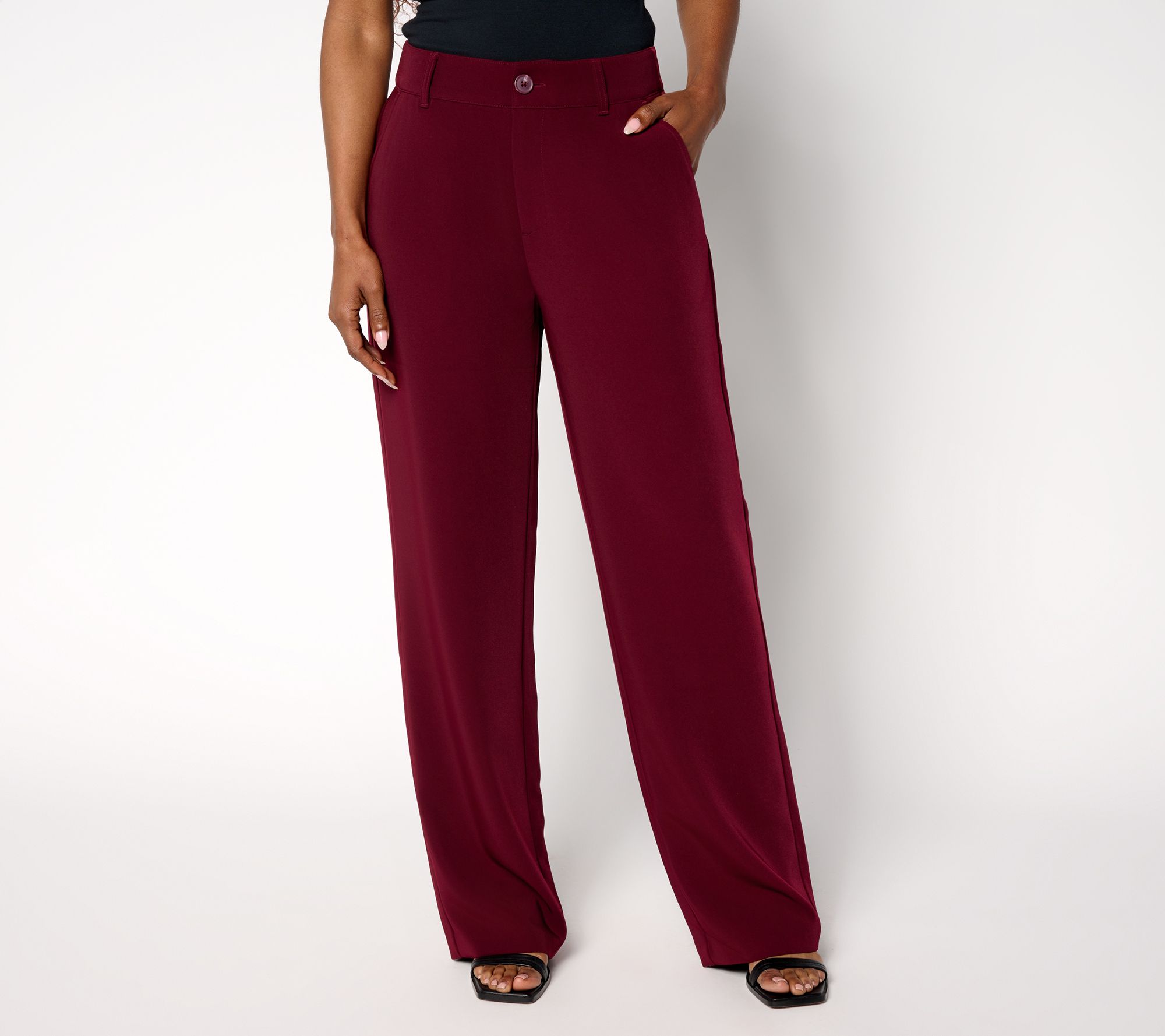 "As Is" BEAUTIFUL by Lawrence Zarian Pet Straight Leg Trouser