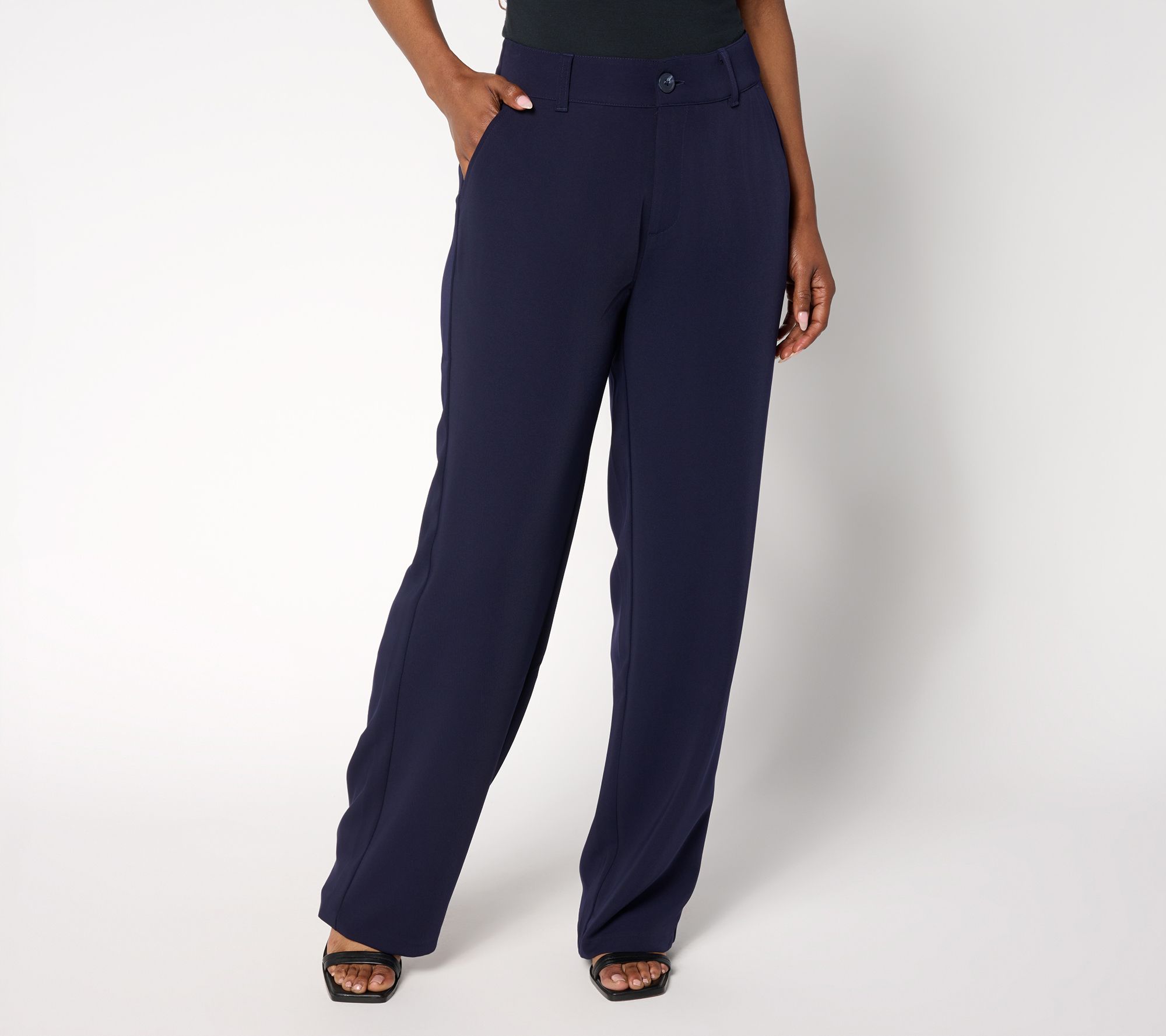 "As Is" BEAUTIFUL by Lawrence Zarian Pet Straight Leg Trouser