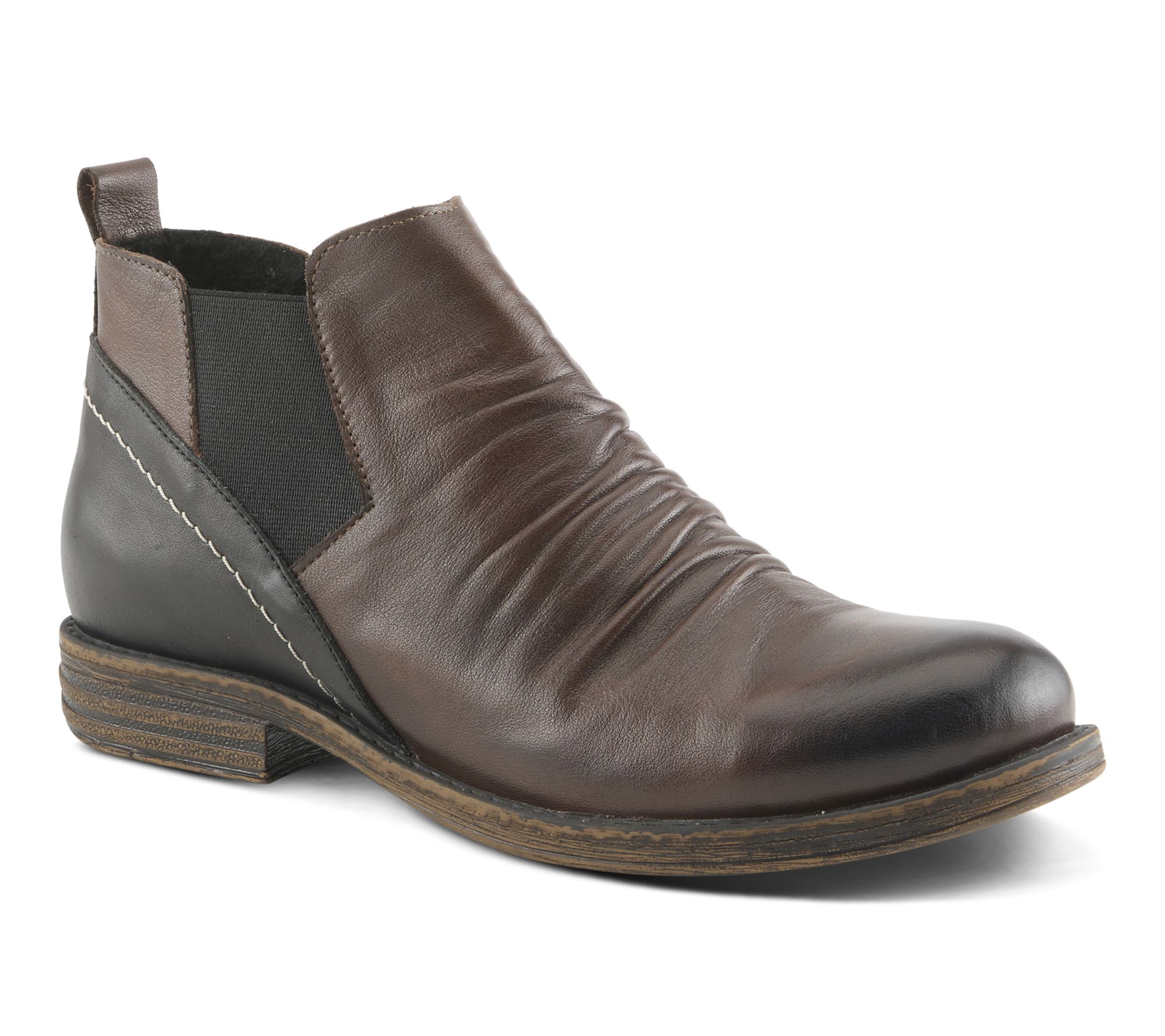 Spring Step Leather Booties - Mantaro