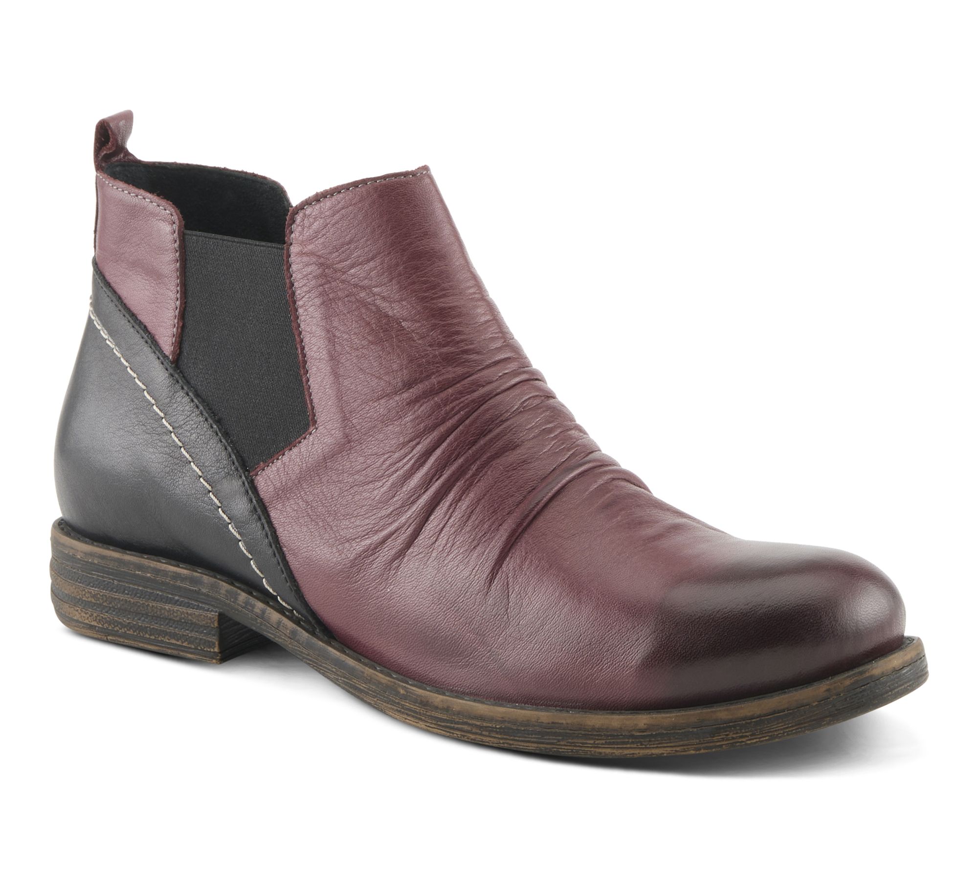 Spring Step Leather Booties - Mantaro