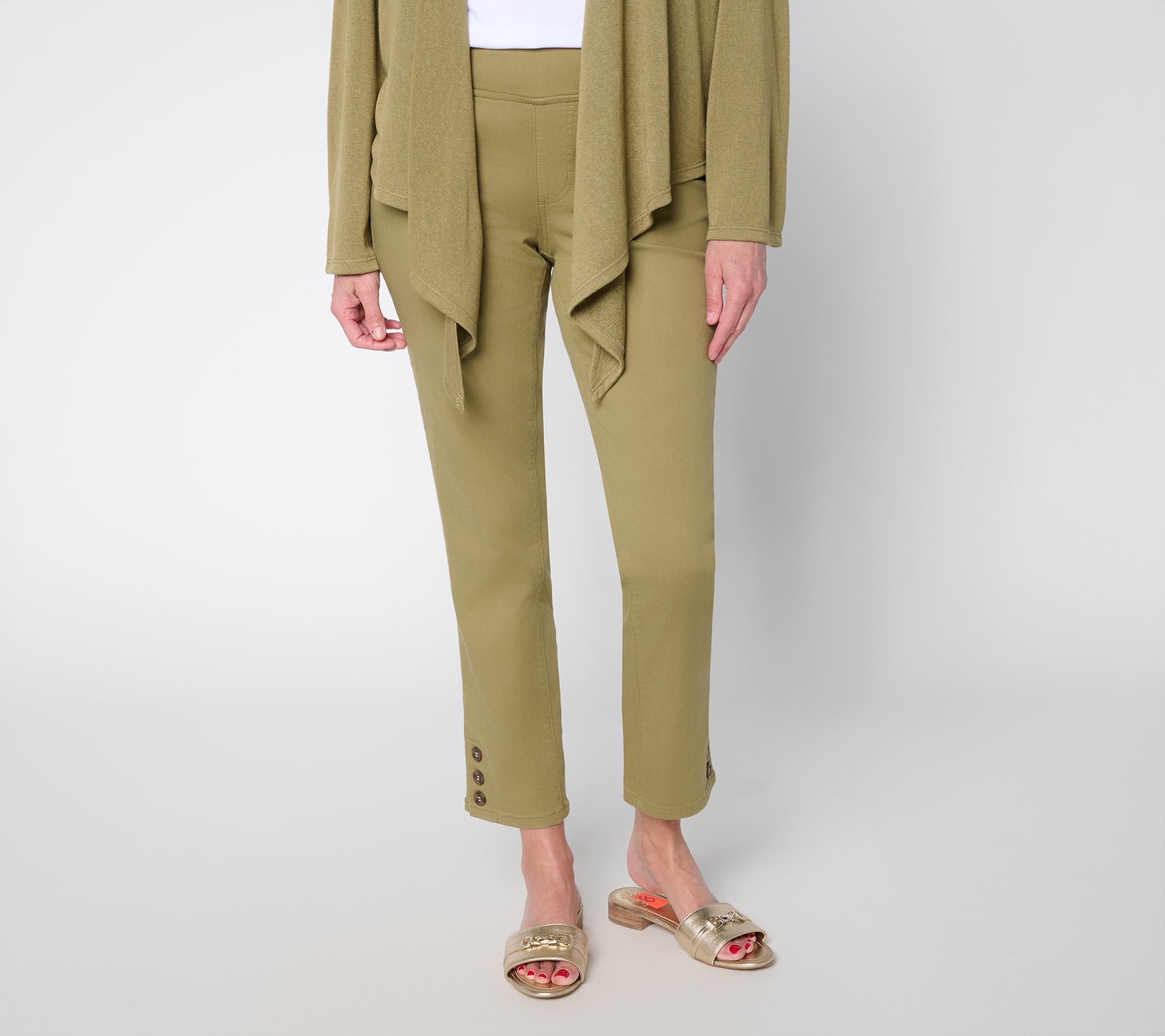 Belle by Kim Gravel Regular Twill TripleLuxe Ankle Jean