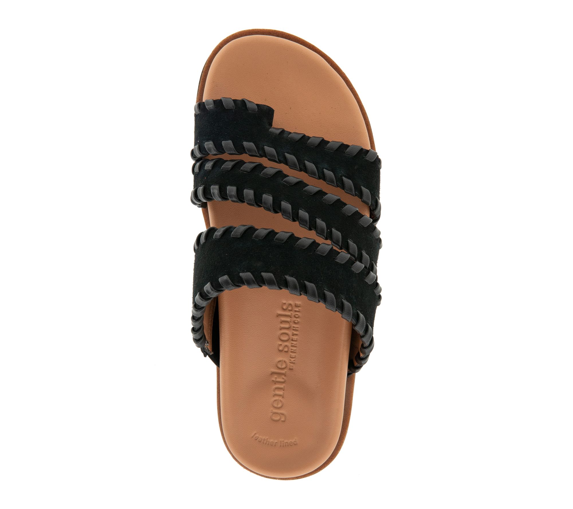 Gentle Souls by Kenneth Cole Leather Slide Sandals-Niles 