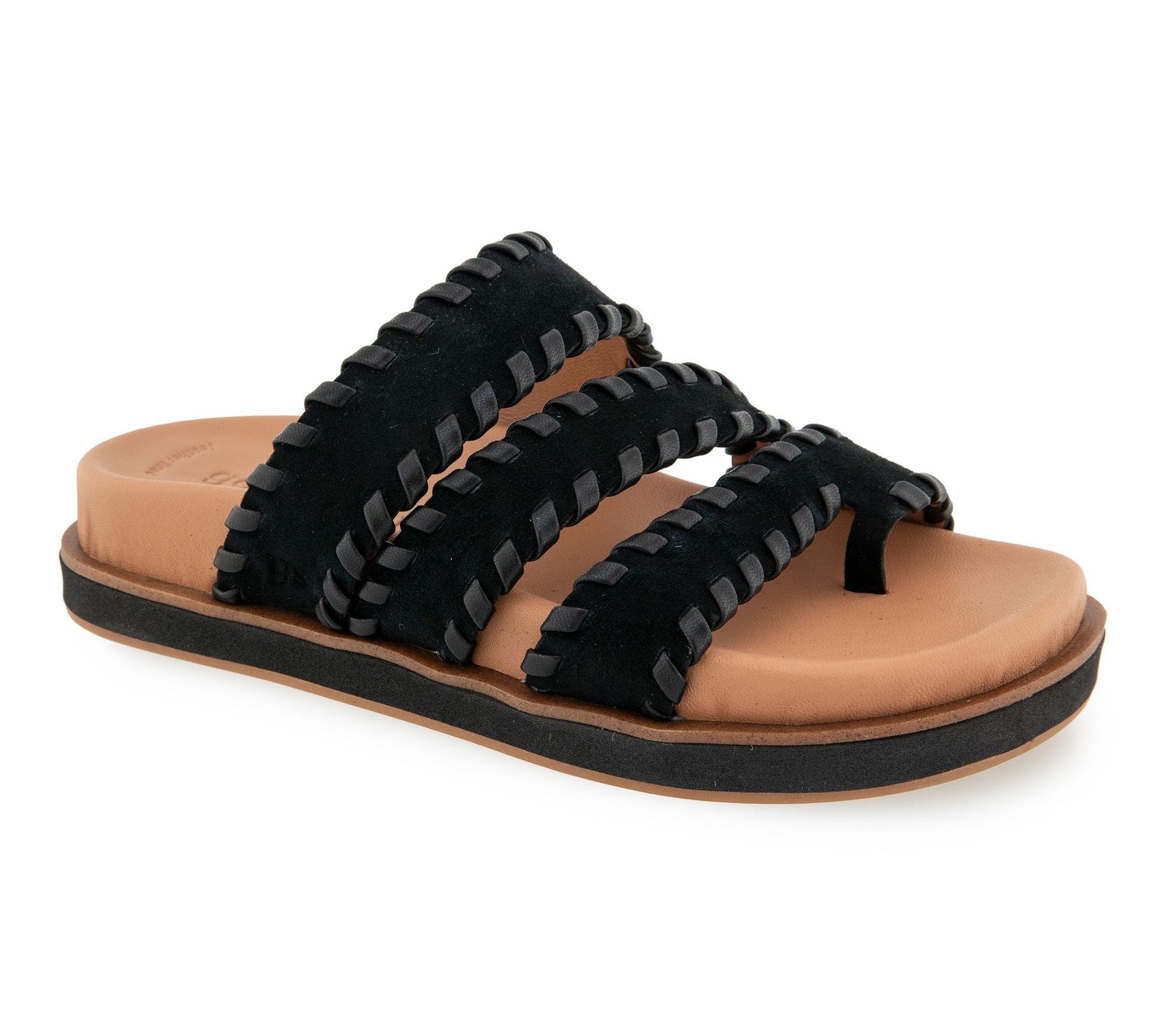 Gentle Souls by Kenneth Cole Leather Slide Sandals-Niles