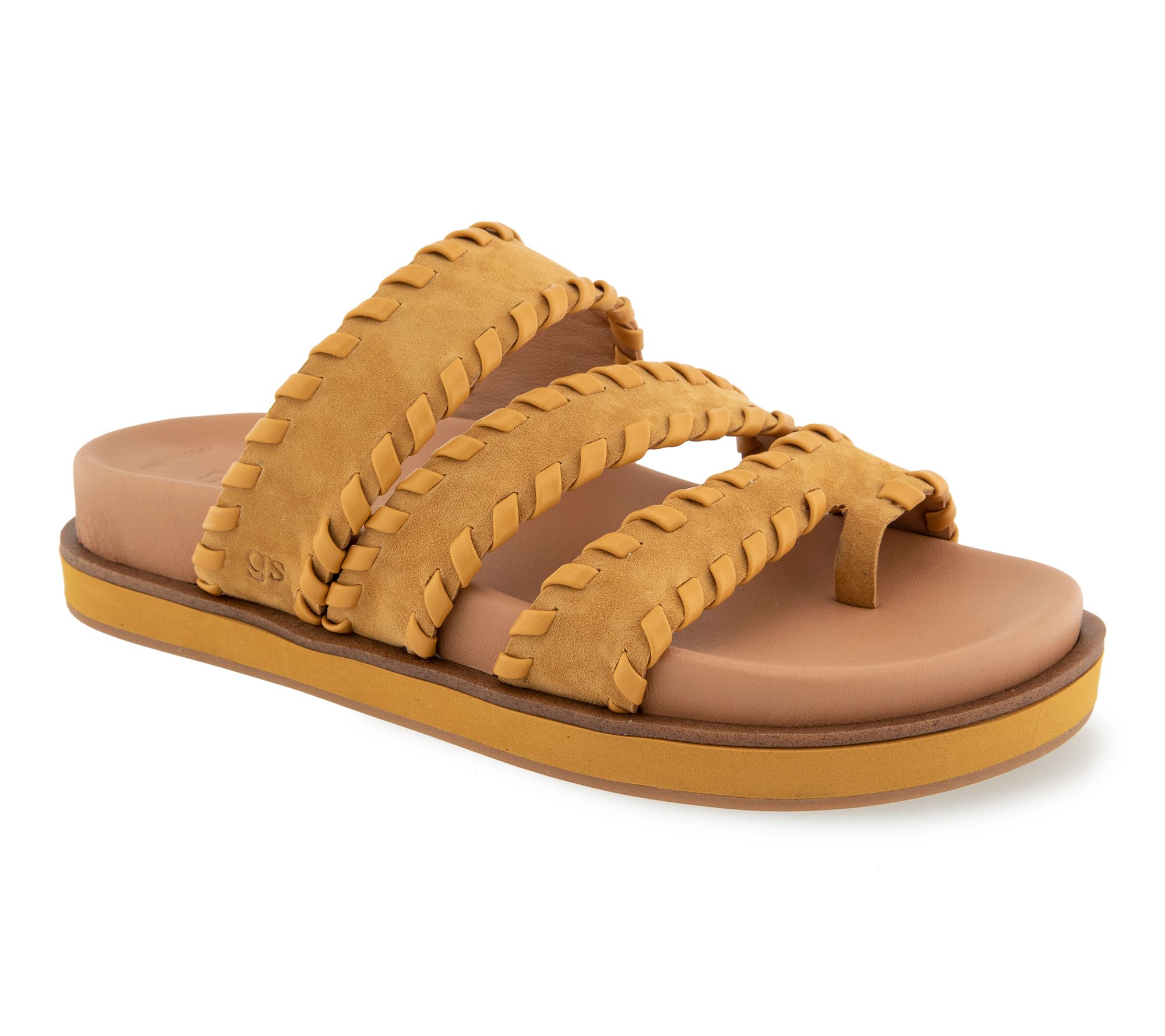 Gentle Souls by Kenneth Cole Leather Slide Sandals-Niles