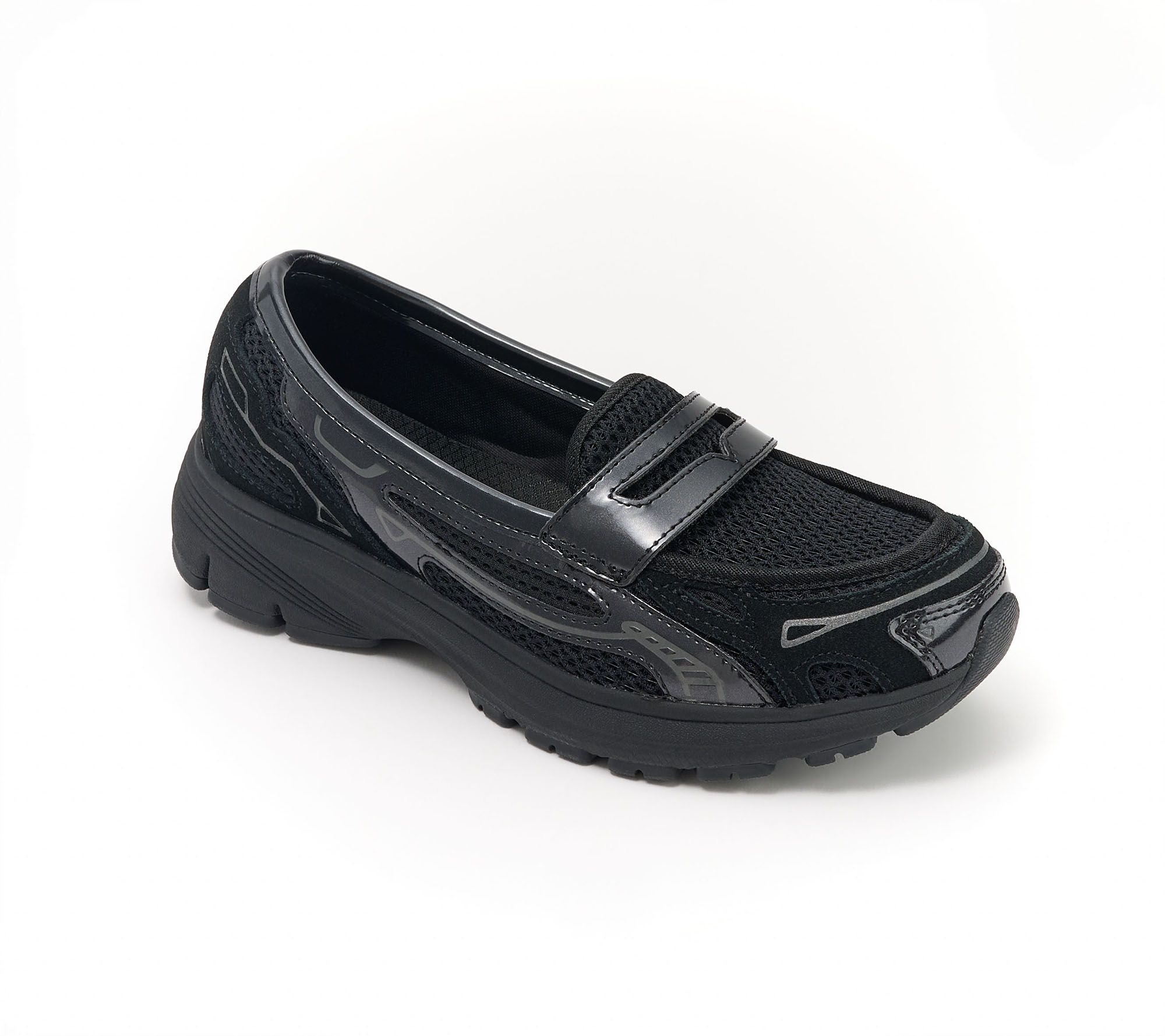 Skechers Mesh and Metallic Sport Loafers - Var-City