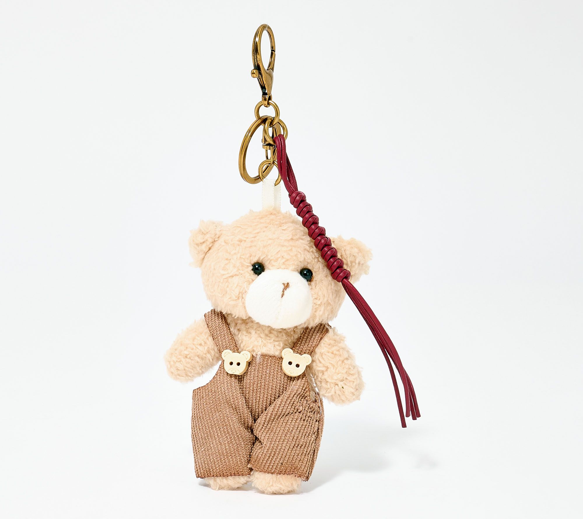 American Leather Co. Teddy Bear Bag Charm