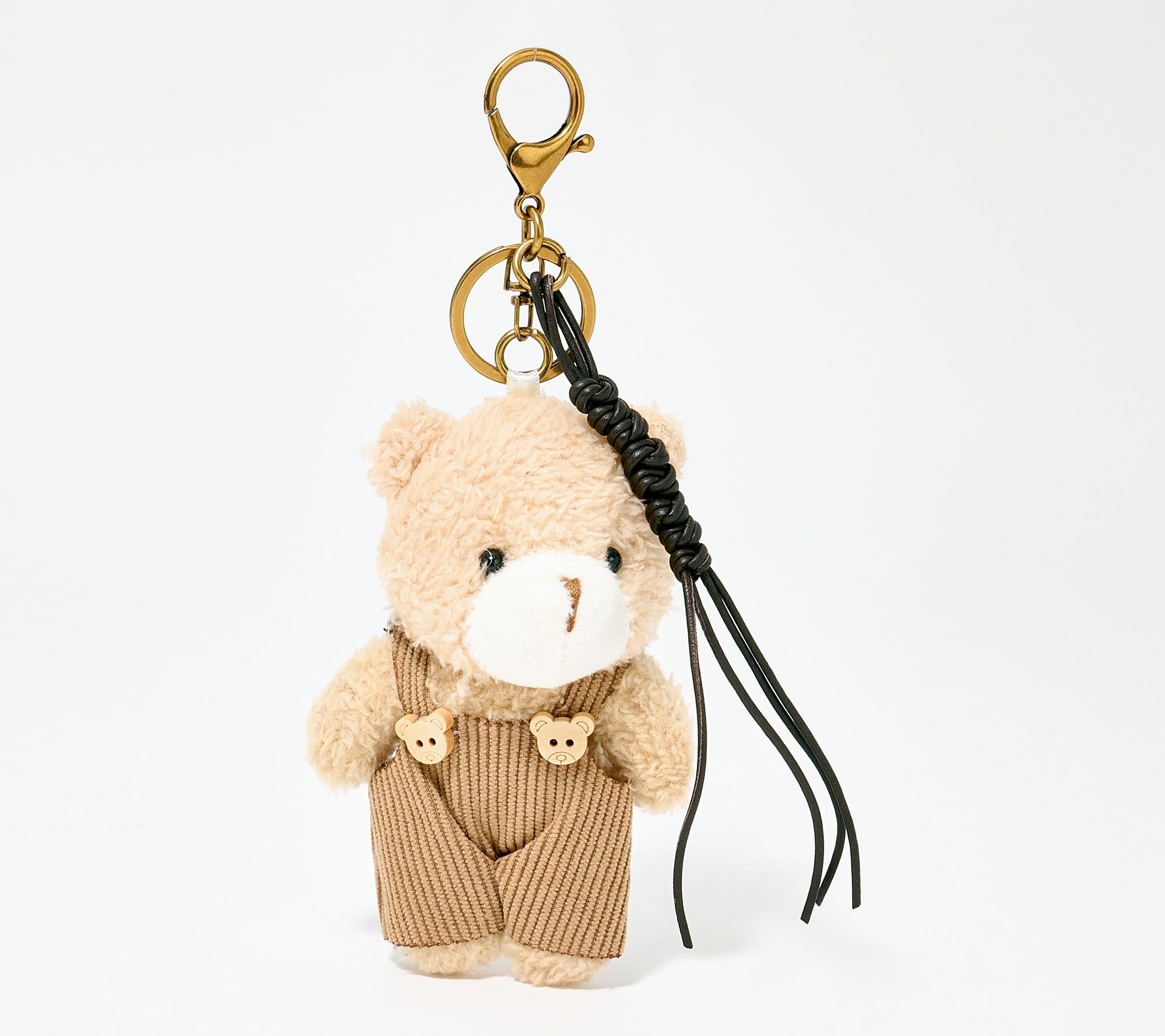 American Leather Co. Teddy Bear Bag Charm