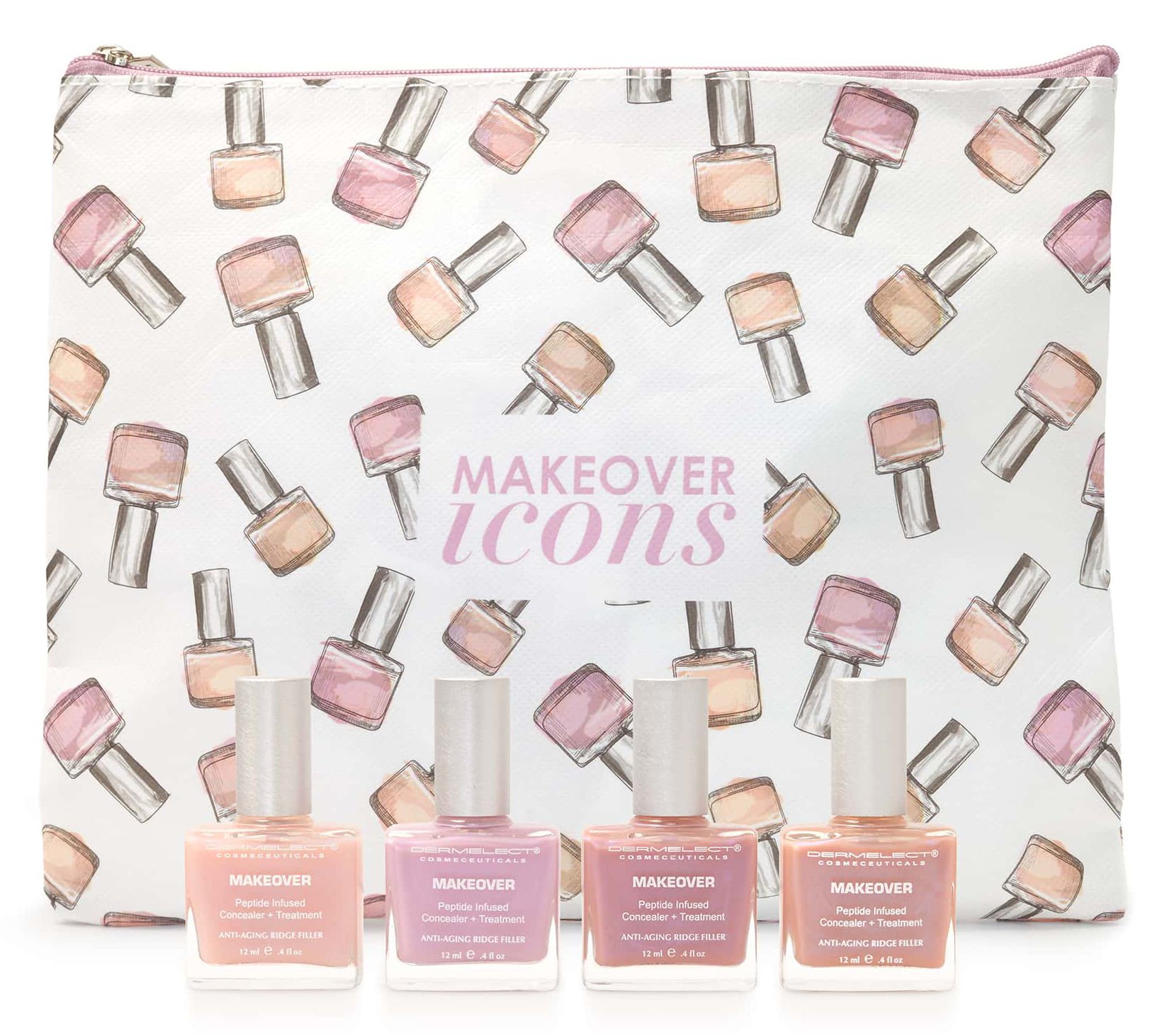  Dermelect Makeover Icon Collection w/ Manicure Bag