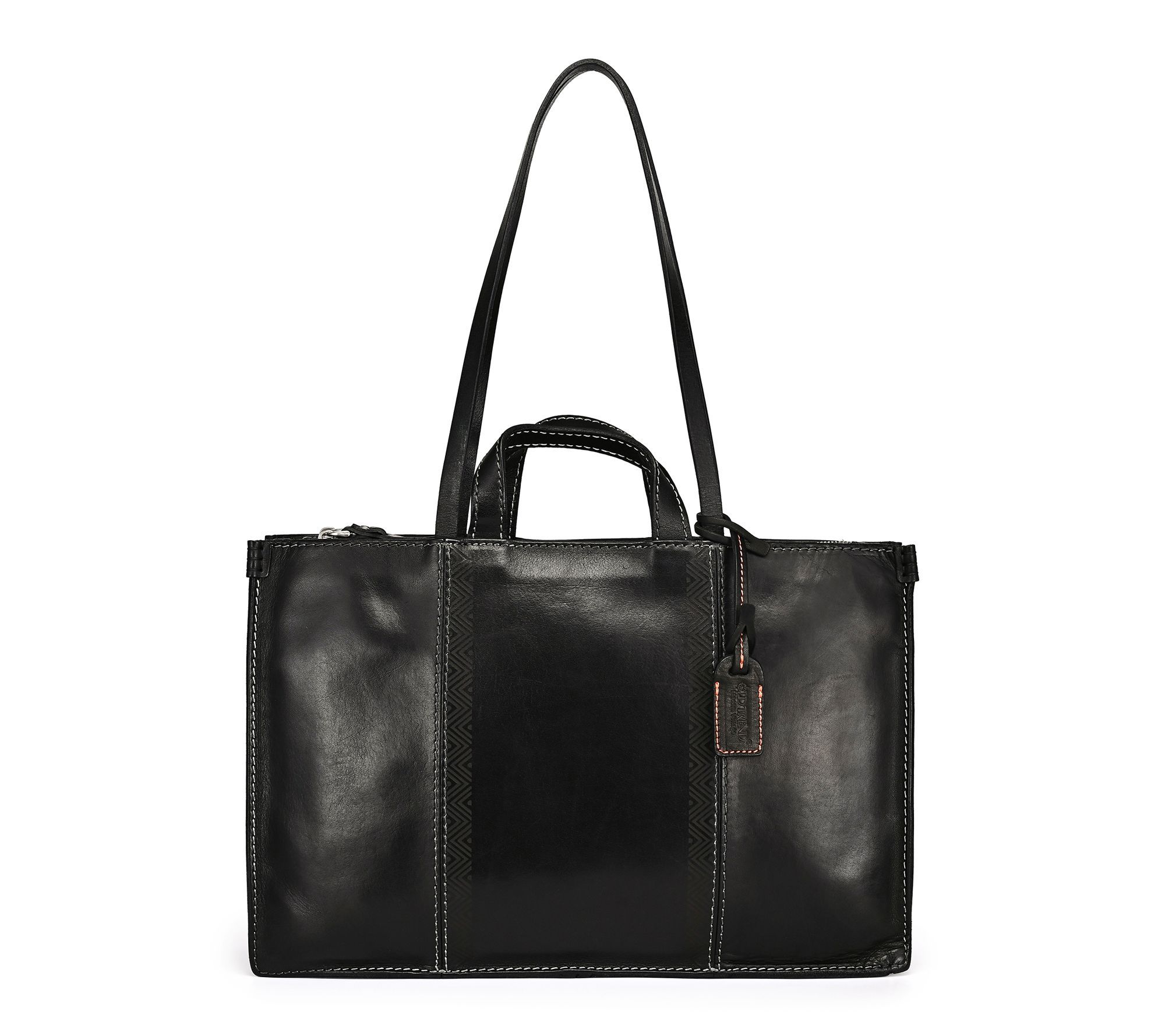 Old Trend Freesia Large Leather Carryall Tote
