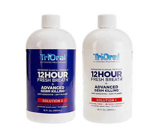 TriOral 12-Hour Fresh Breath Mouth Wash Advanced ClinicalFormula