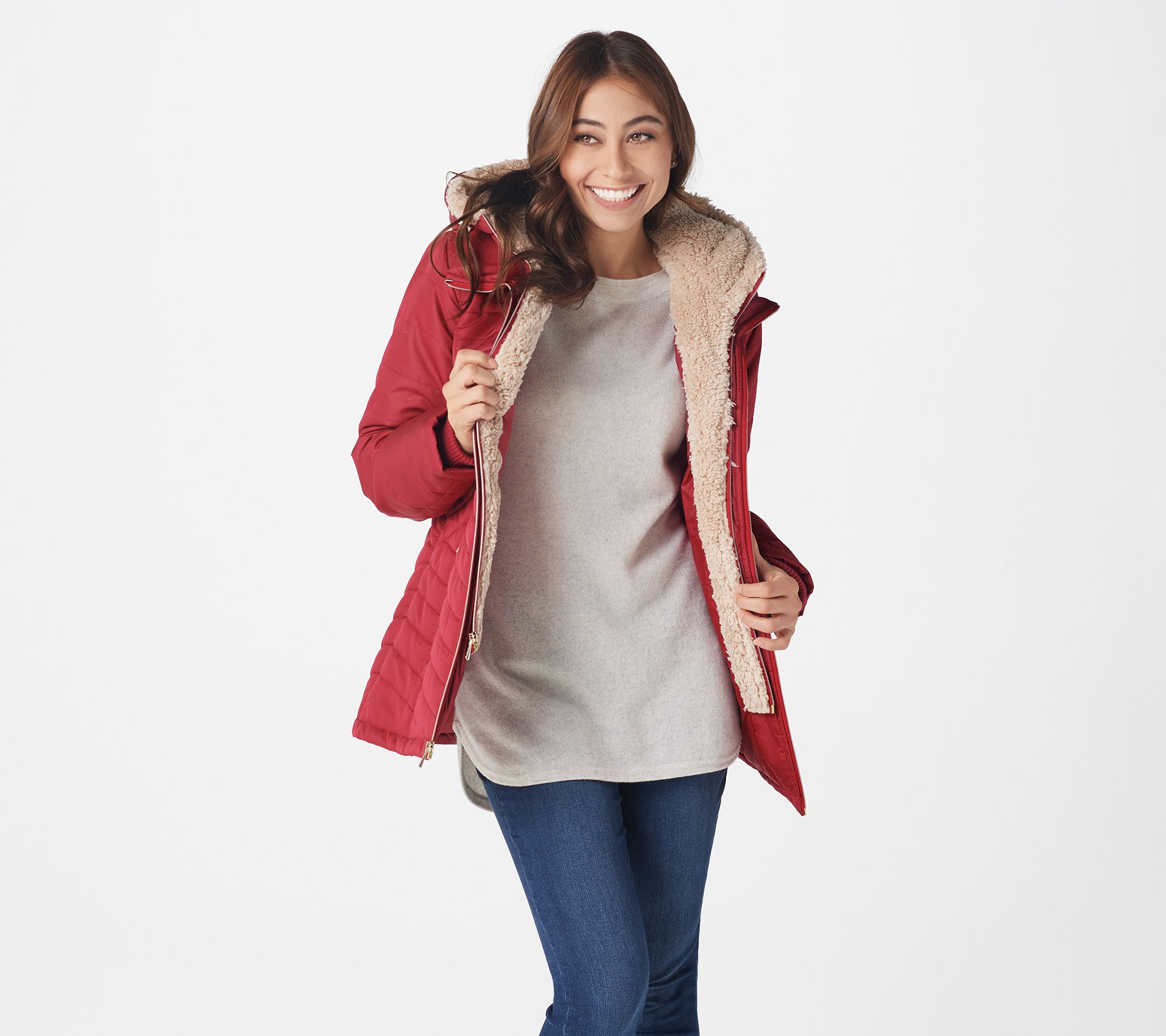 qvc susan graver winter jackets