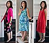 "As Is" Susan Graver Regular Liquid Knit Sleeveless Tiered Dress, 4 of 6