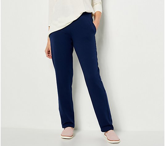 LOGO Lounge by Lori Goldstein Petite Brushed French Terry Pants