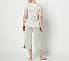 Koolaburra by UGG Cozy Jersey Swing Tee and Cropped Pants, 1 of 3