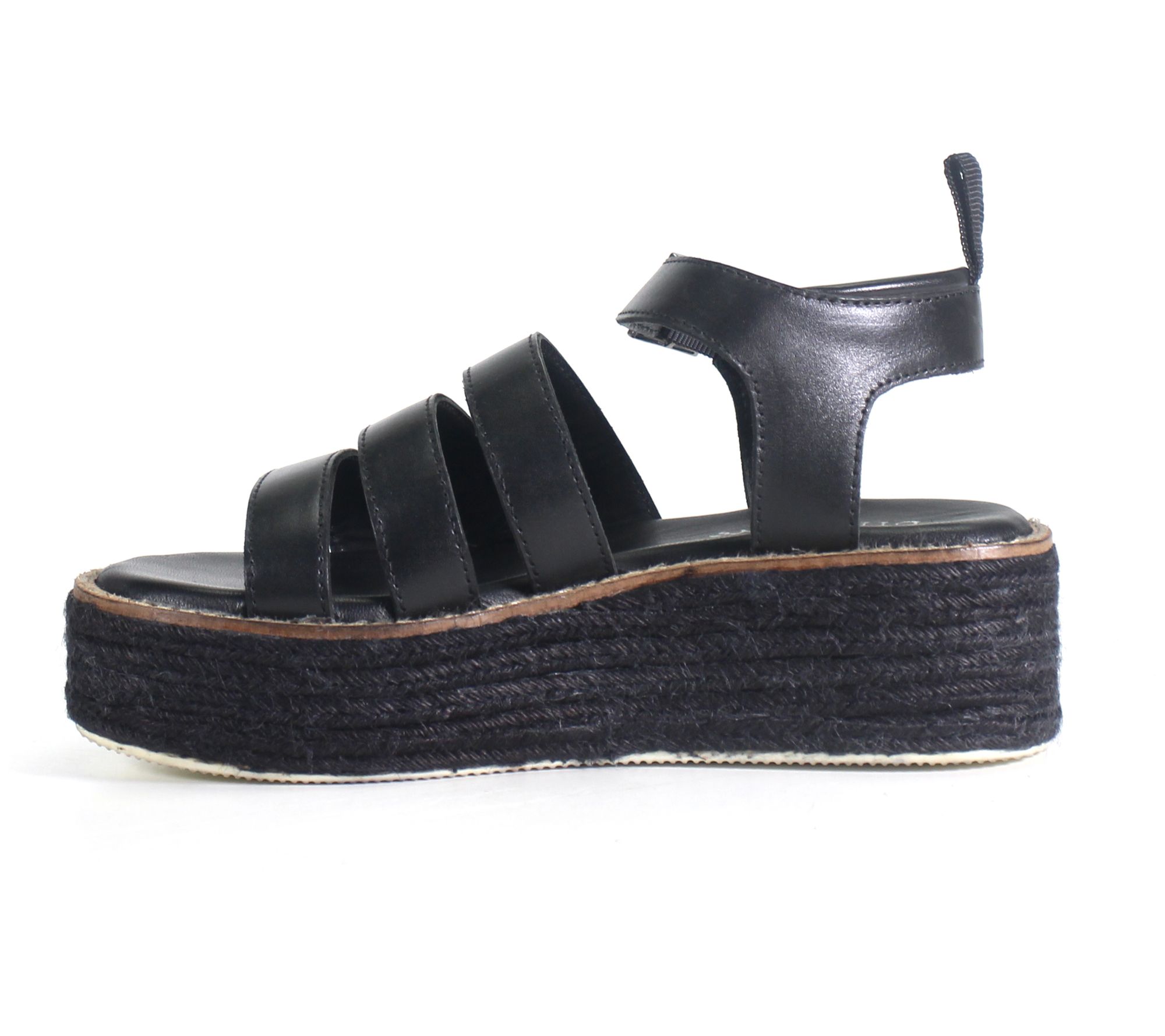 Diba True Platform Leather Sandals - Decide So - QVC.com
