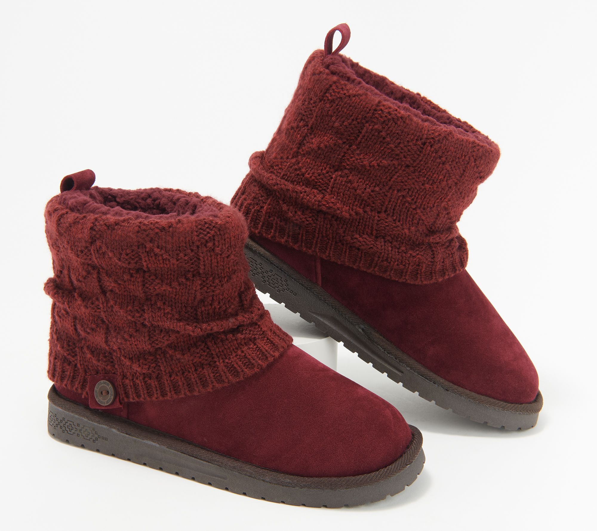 Muk Luks Knit Laurel Boots Sweater - Winter