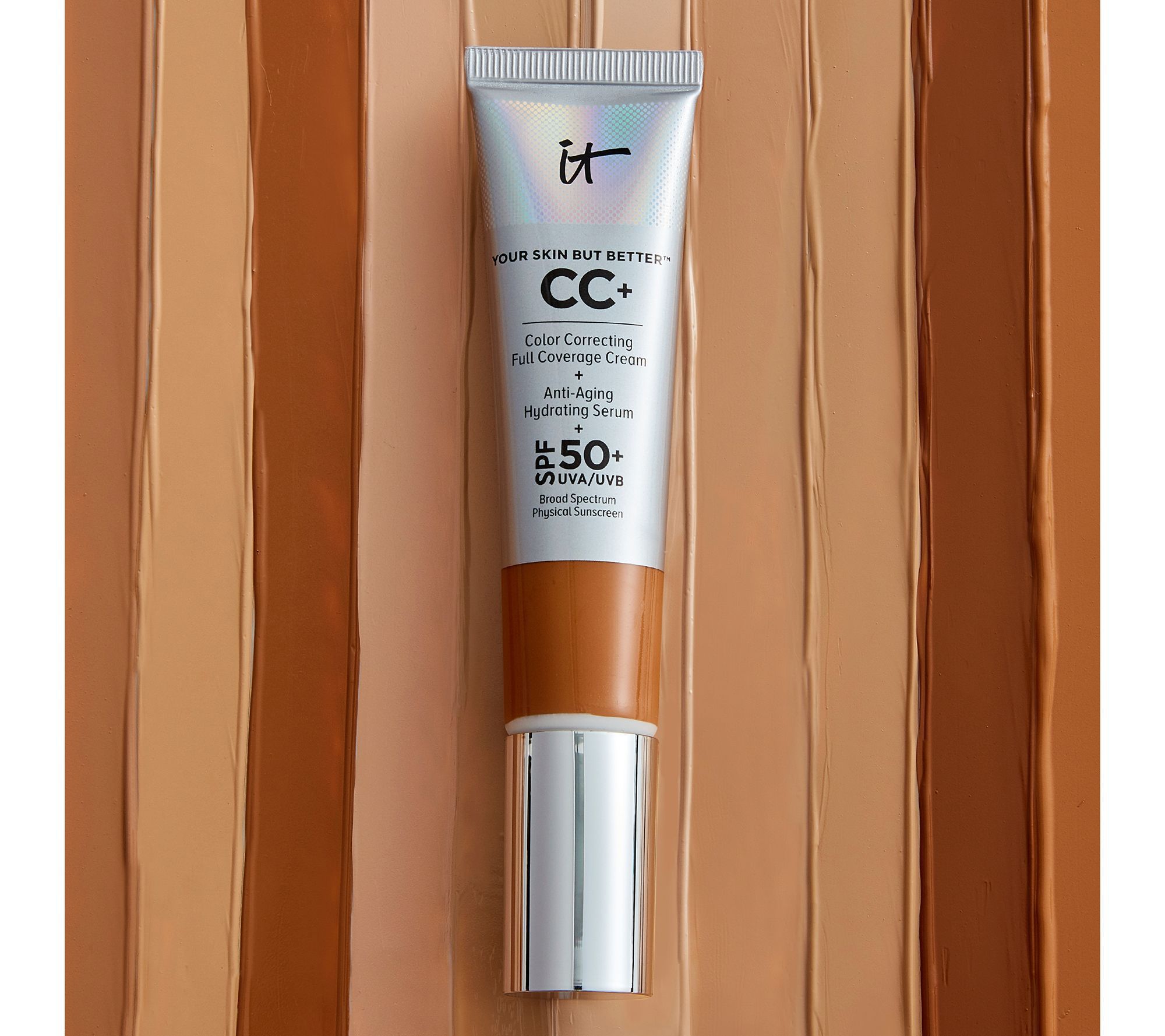 IT Cosmetics CC+ Cream Full-Coverage Foundationwith SPF 50+ 