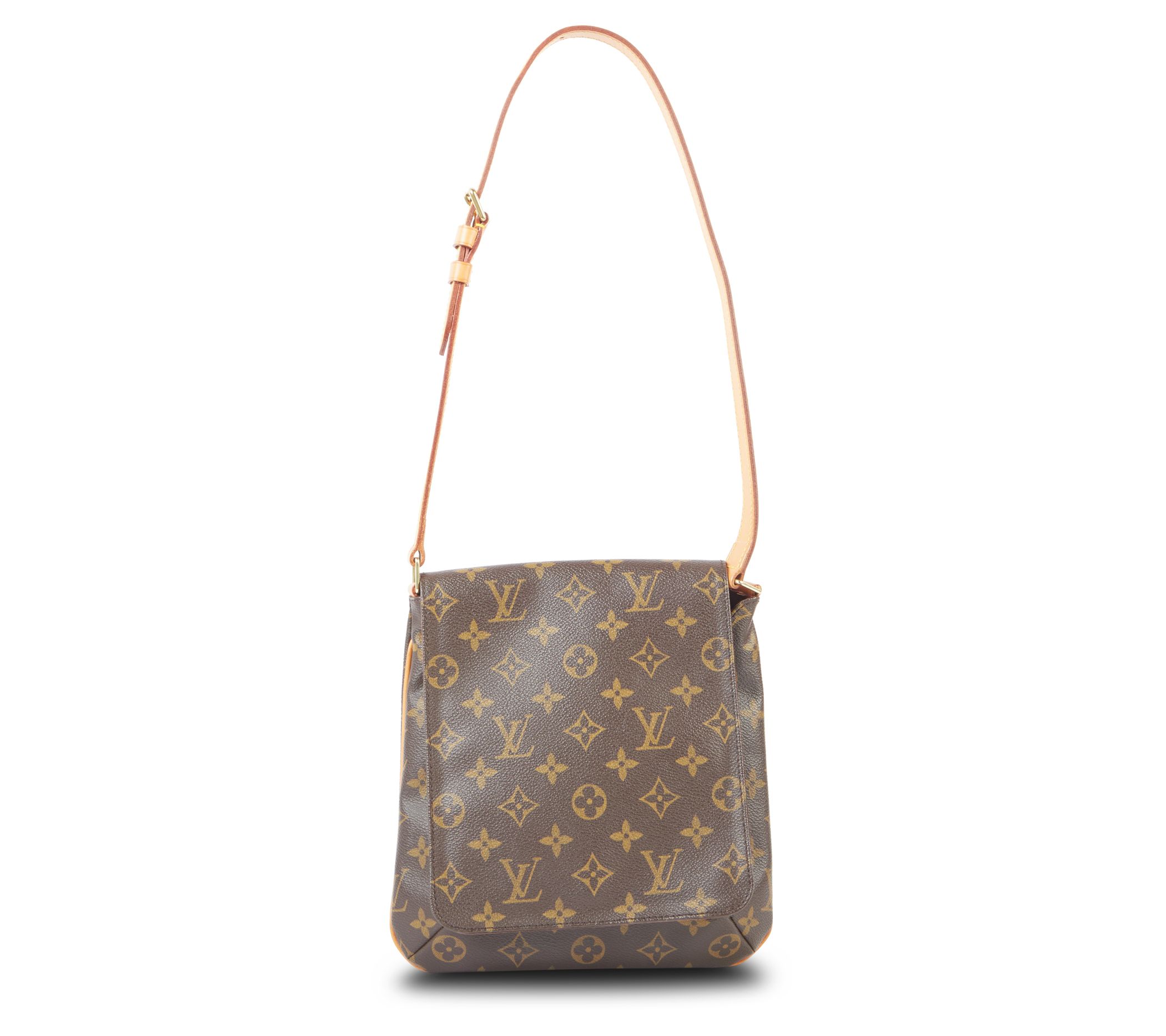 Louis Vuitton Tivoli Top Satchel Handbag Monogram Canvas PM Brown 
