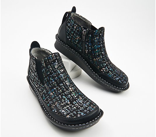 "As Is" Alegria Slip-On Ankle Boots - Nell