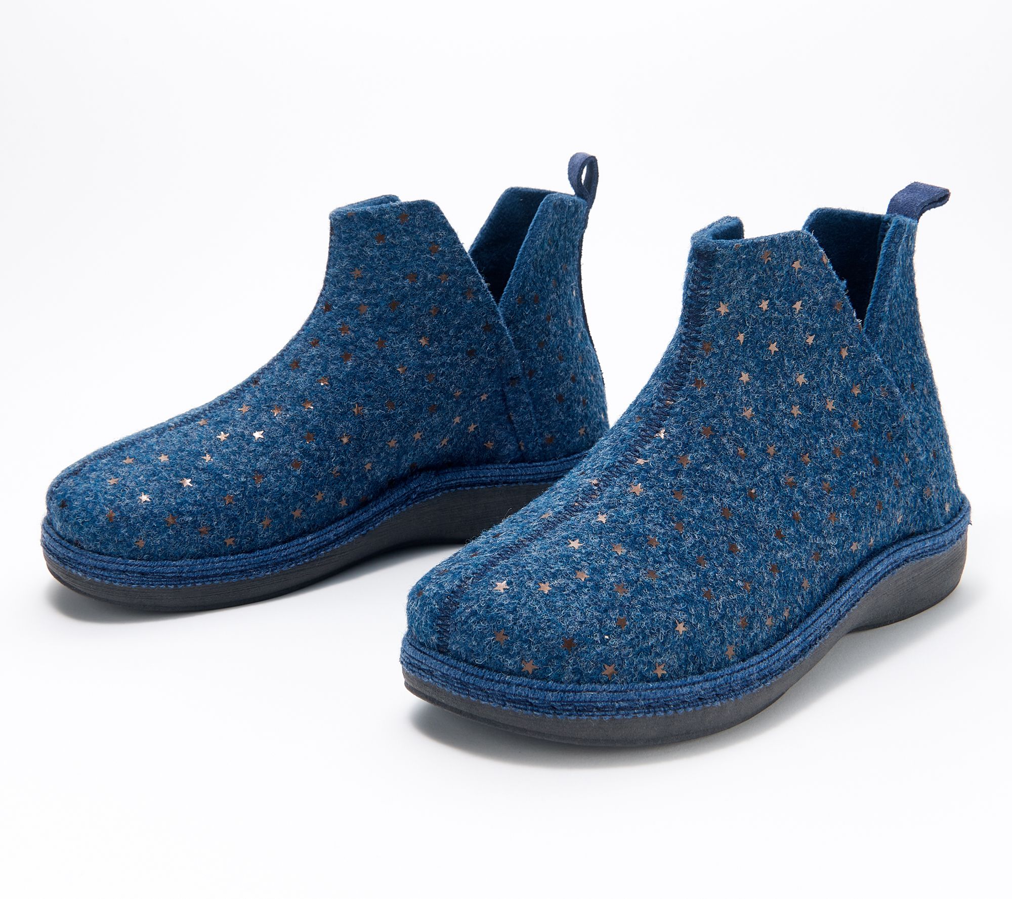 "As Is" Unity in Diversity Wool Slipper Booties - Palma
